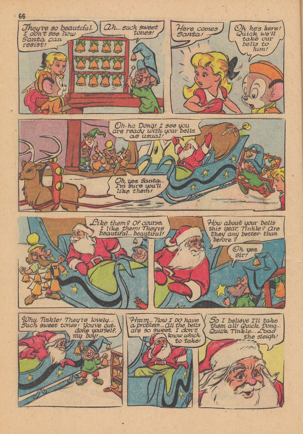 Read online Bugs Bunny's Christmas Funnies comic -  Issue # TPB 2 - 68