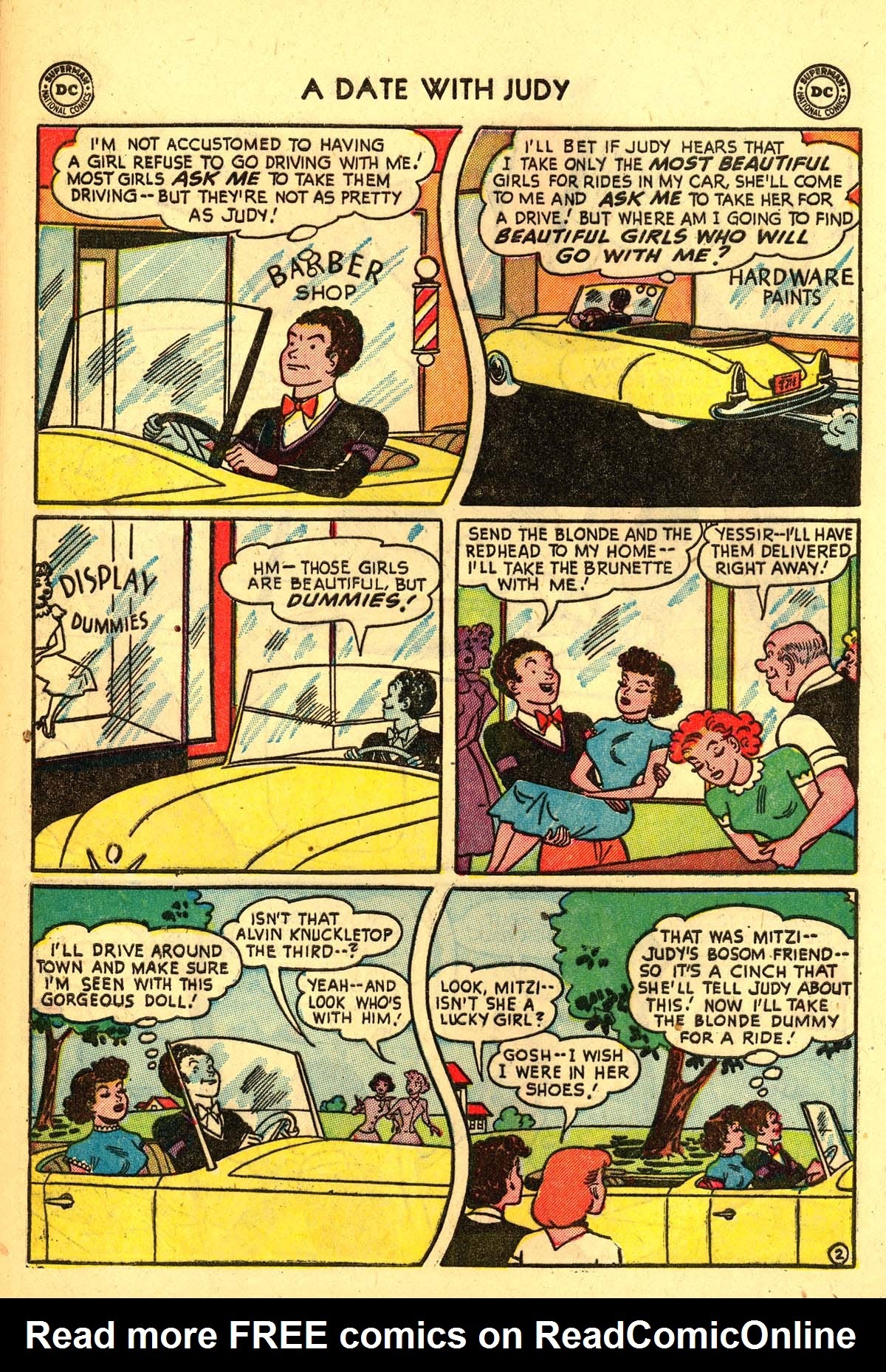 Read online A Date with Judy comic -  Issue #34 - 36