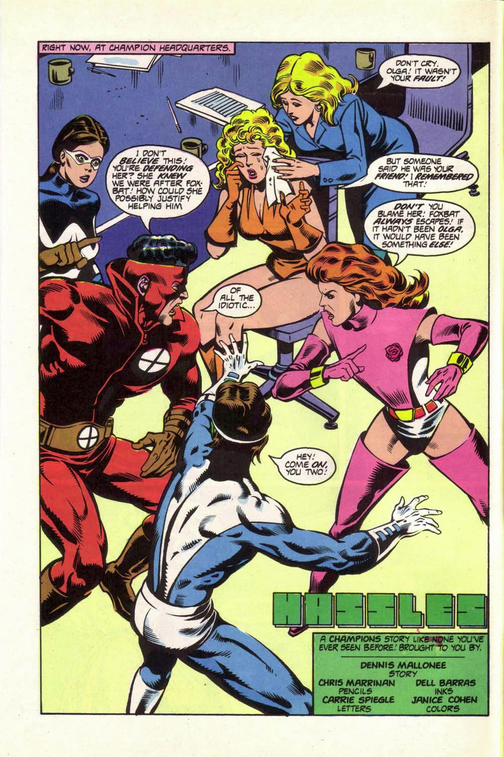 Read online Champions (1987) comic -  Issue #6 - 4