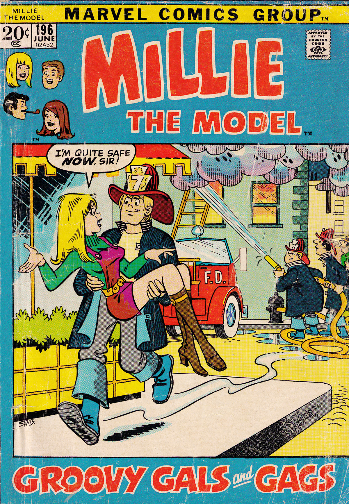 Read online Millie the Model comic -  Issue #196 - 1