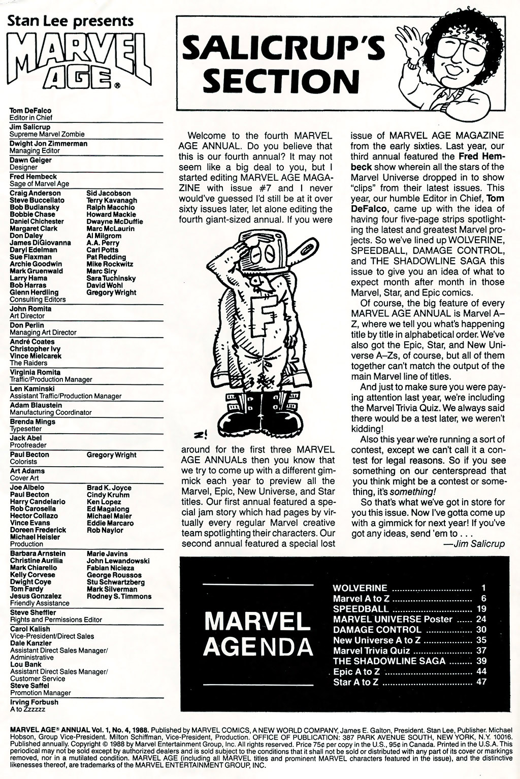 Read online Marvel Age Annual comic -  Issue #4 - 2