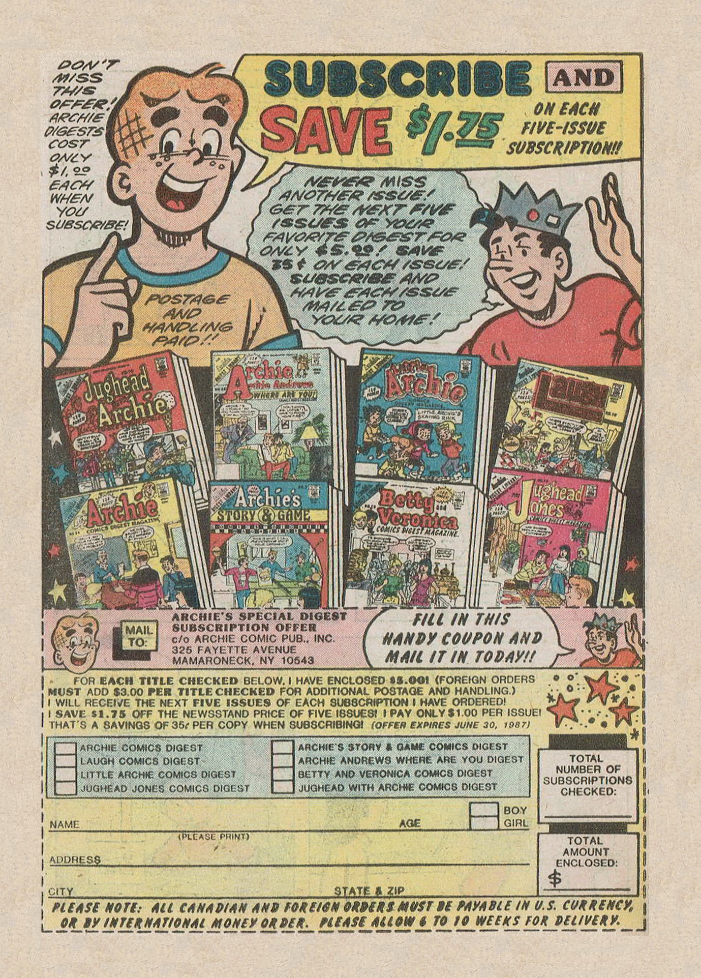Read online Little Archie Comics Digest Magazine comic -  Issue #25 - 130