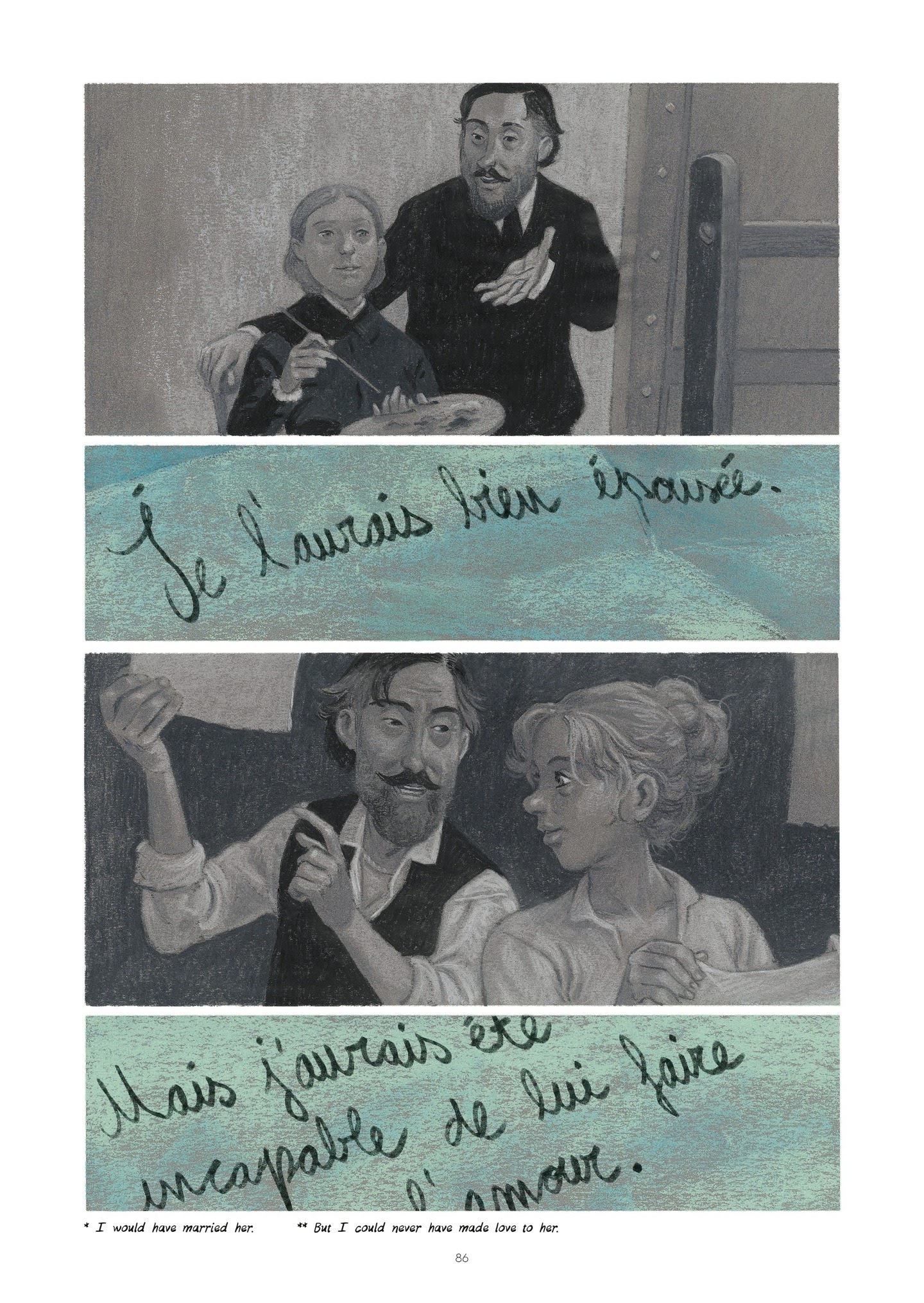 Read online Degas and Cassatt: The Dance of Solitude comic -  Issue # TPB - 85