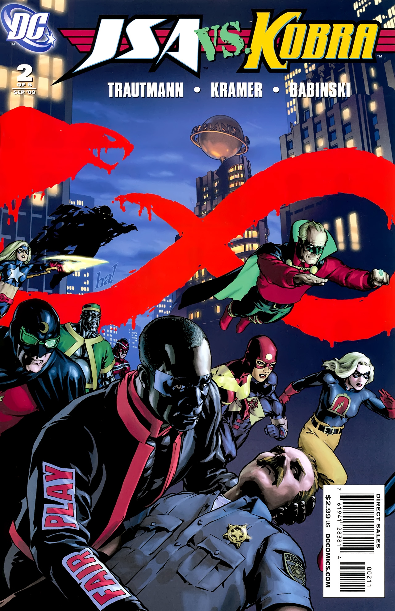 Read online JSA vs. Kobra comic -  Issue #2 - 1