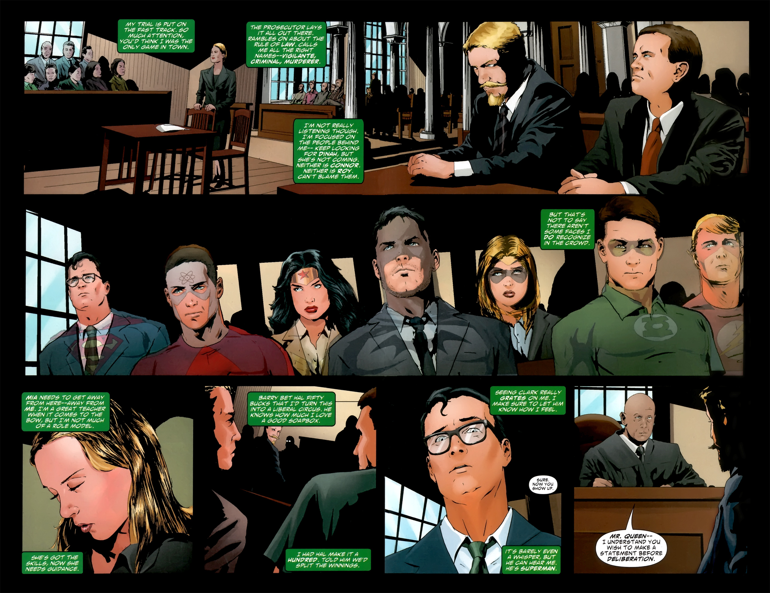 Read online Green Arrow/Black Canary comic -  Issue #32 - 14