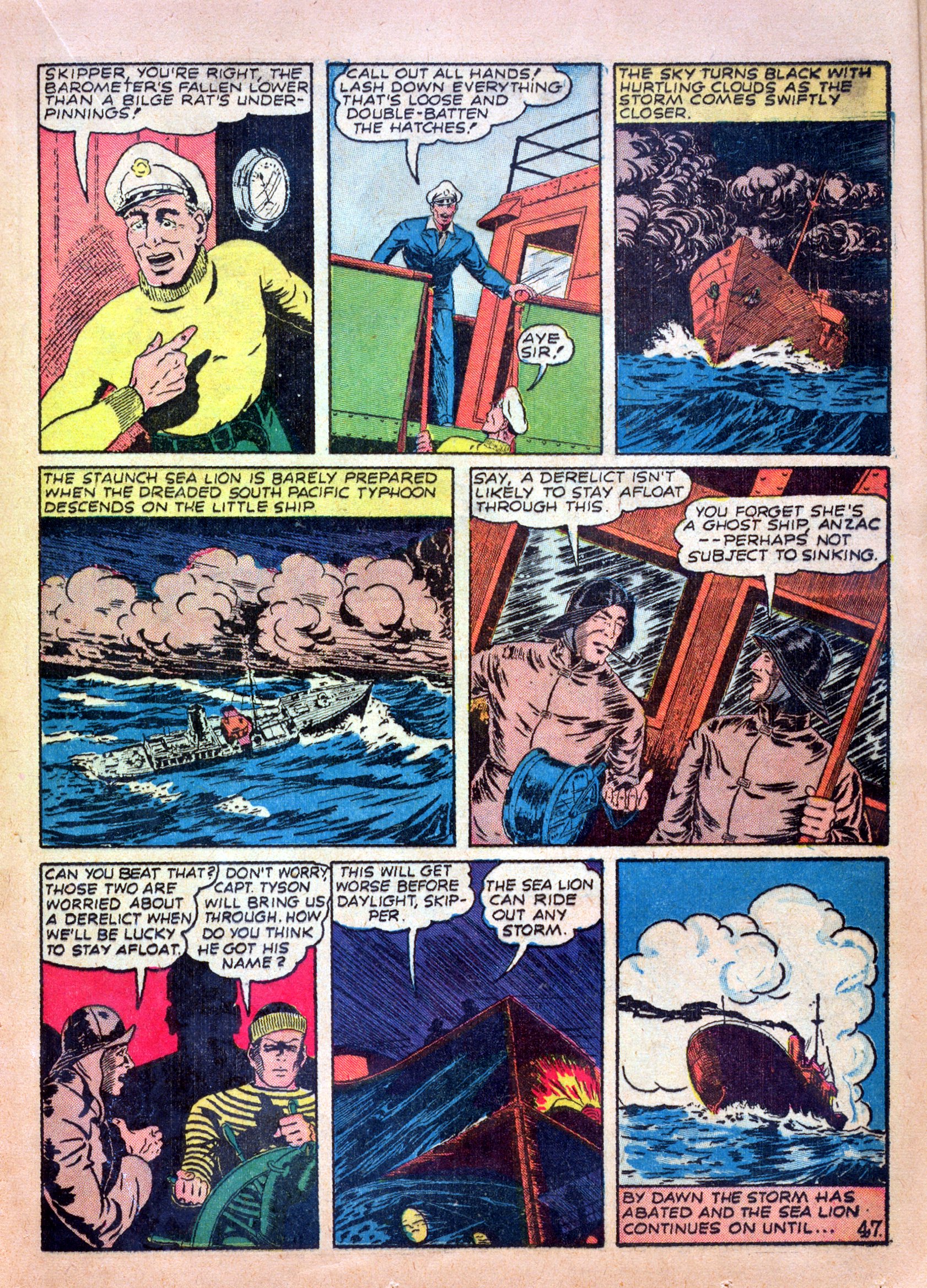 Read online Our Flag Comics comic -  Issue #1 - 49