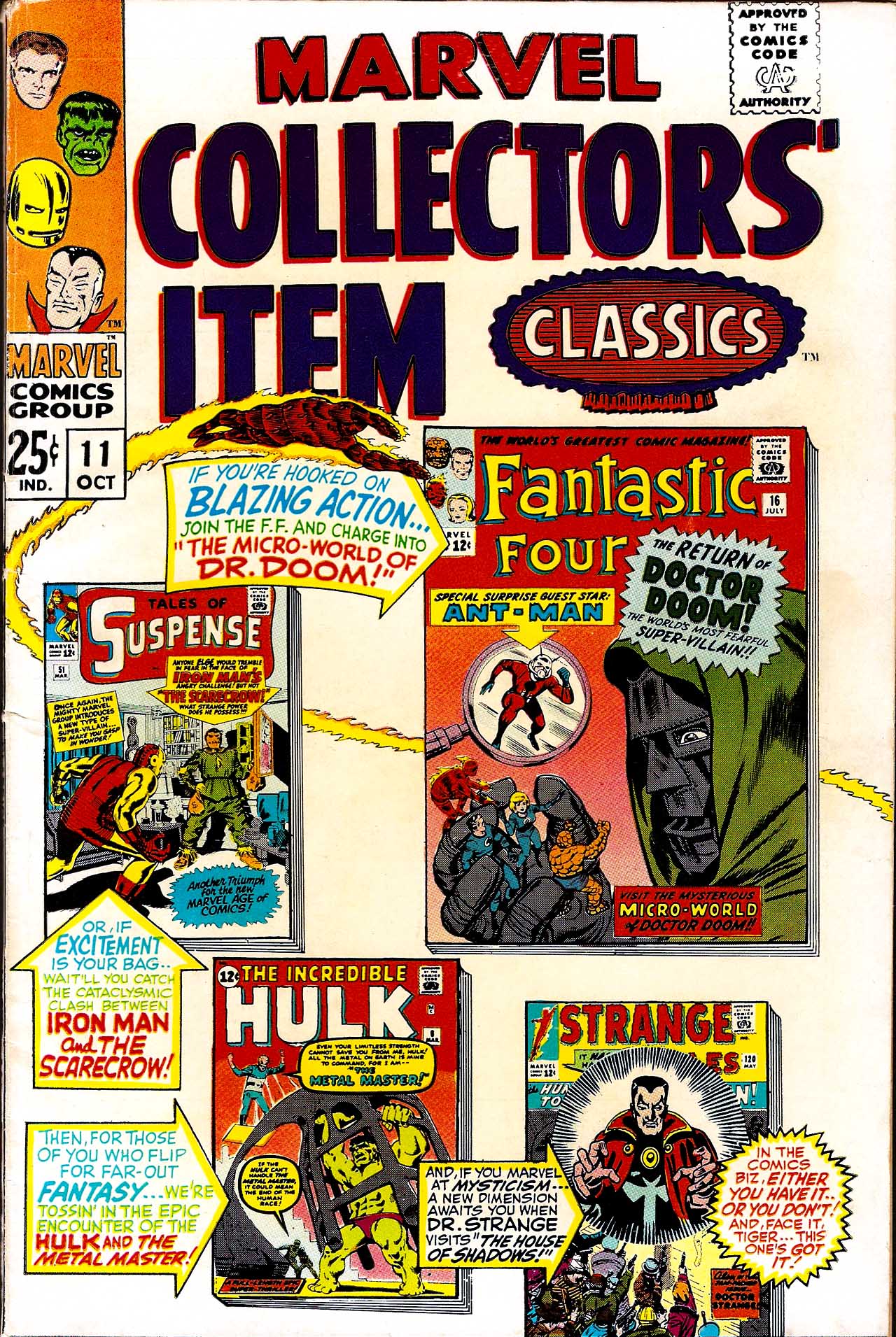 Read online Marvel Collectors' Item Classics comic -  Issue #11 - 1