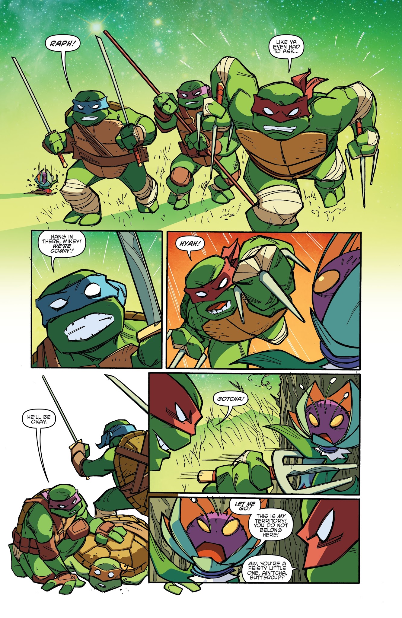 Read online Teenage Mutant Ninja Turtles: Dimension X comic -  Issue #5 - 16