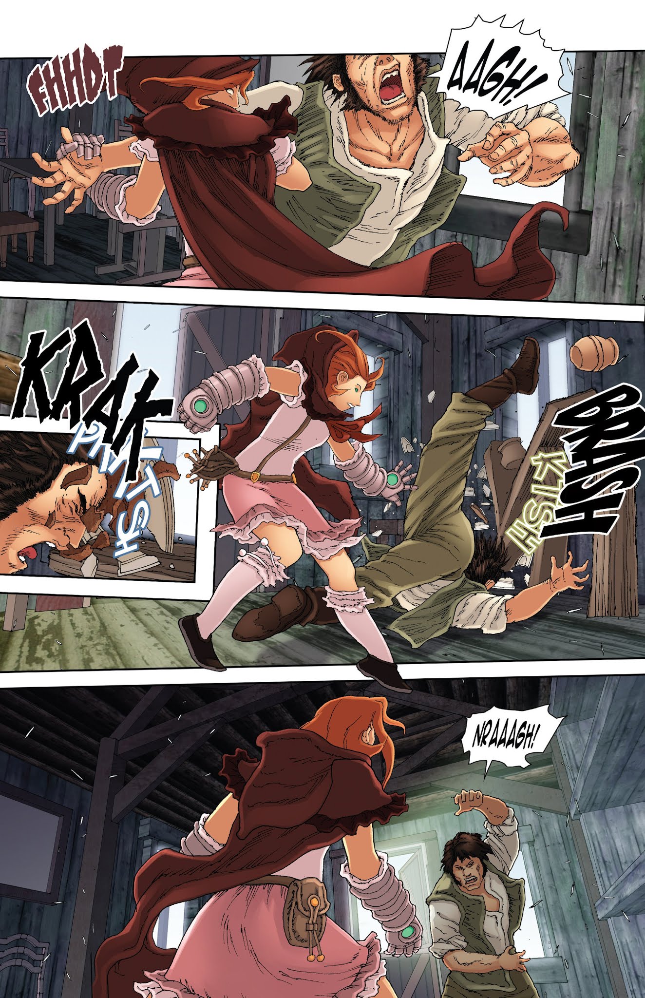 Read online Steampunk Red Riding Hood comic -  Issue # Full - 18