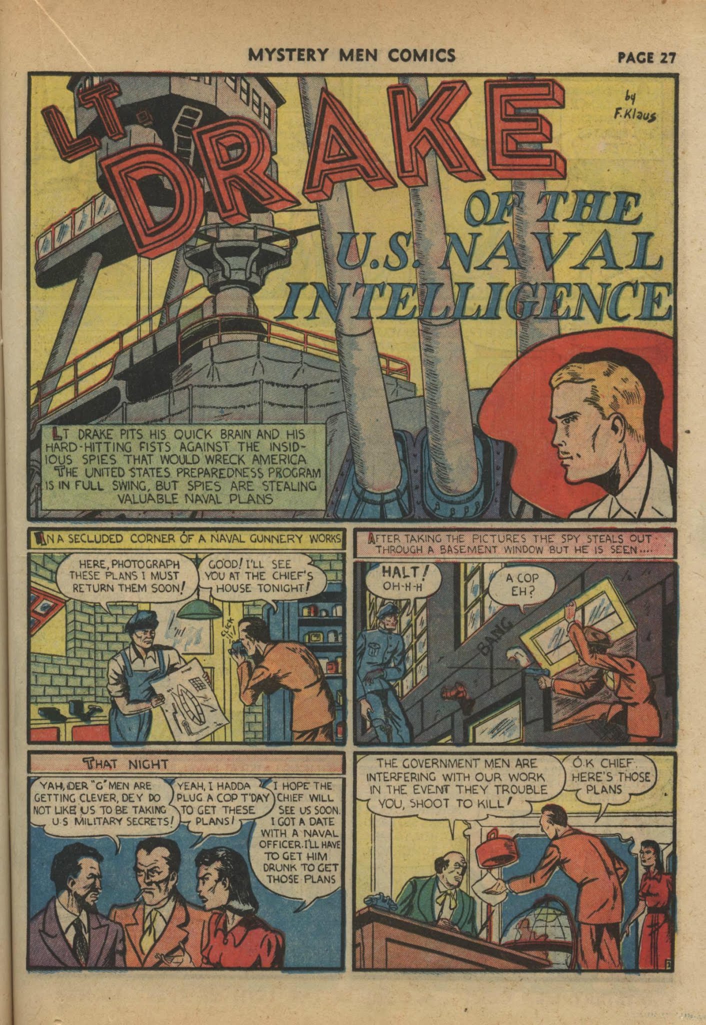 Read online Mystery Men Comics comic -  Issue #18 - 29