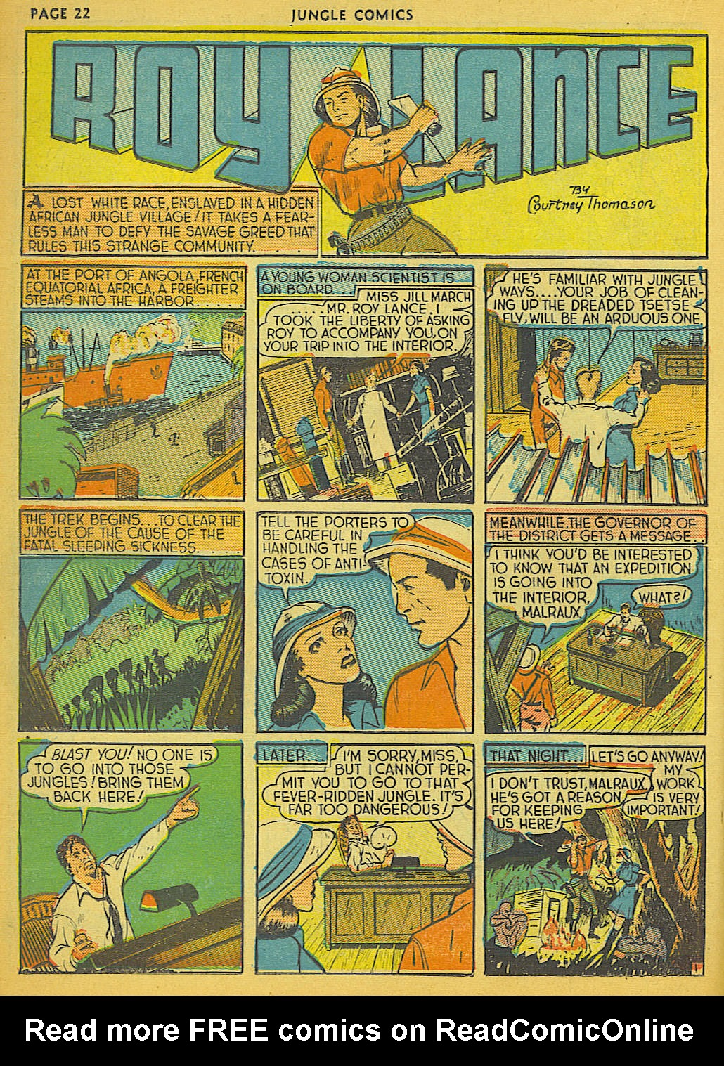 Read online Jungle Comics comic -  Issue #6 - 24