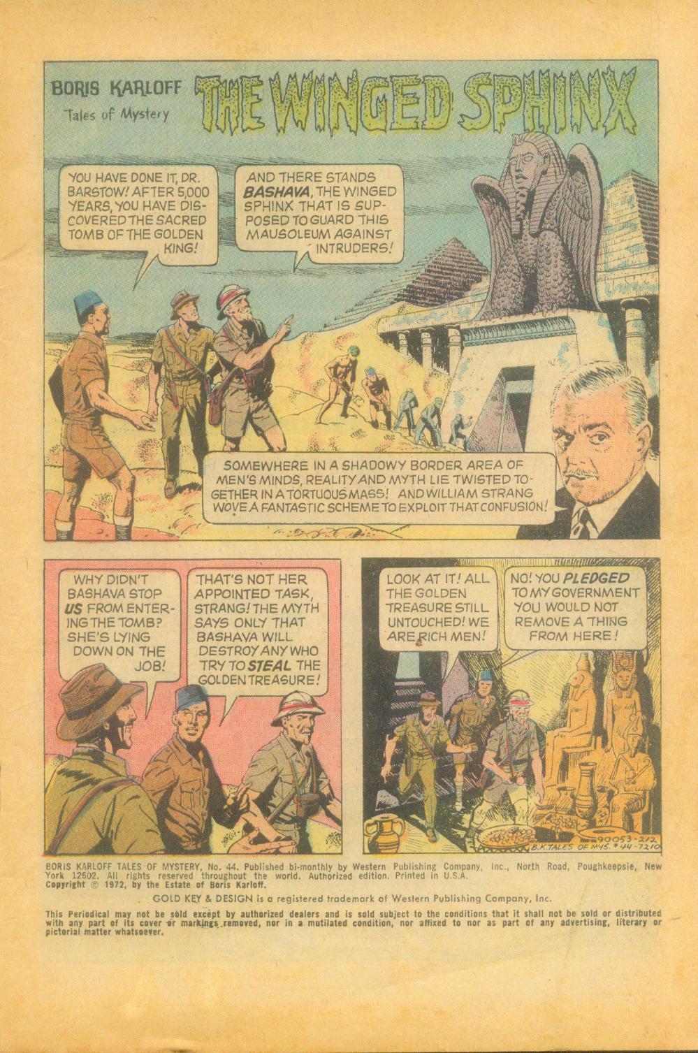 Read online Boris Karloff Tales of Mystery comic -  Issue #44 - 3