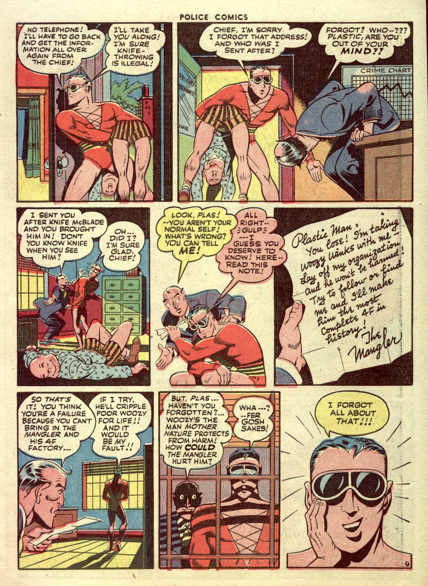 Read online Police Comics comic -  Issue #31 - 11