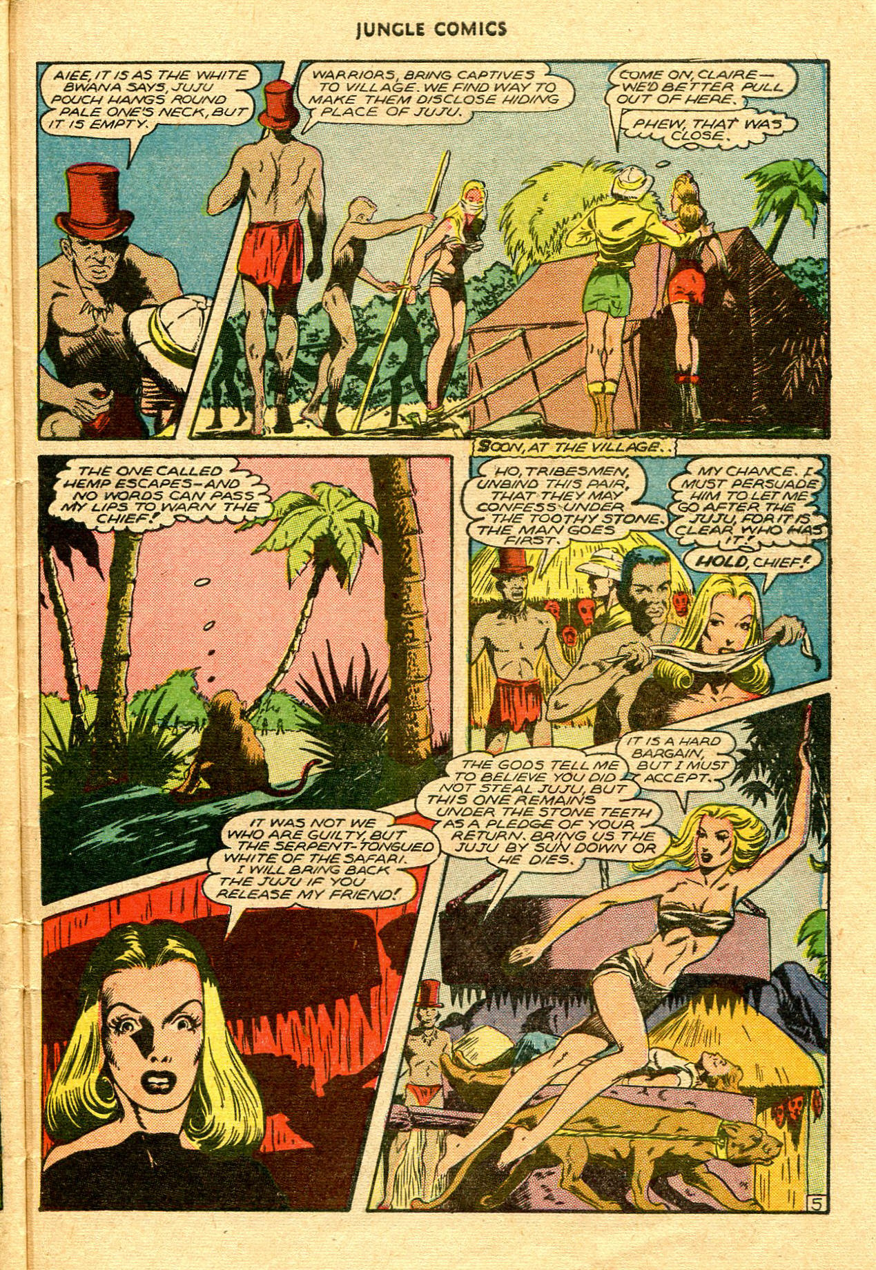 Read online Jungle Comics comic -  Issue #75 - 47