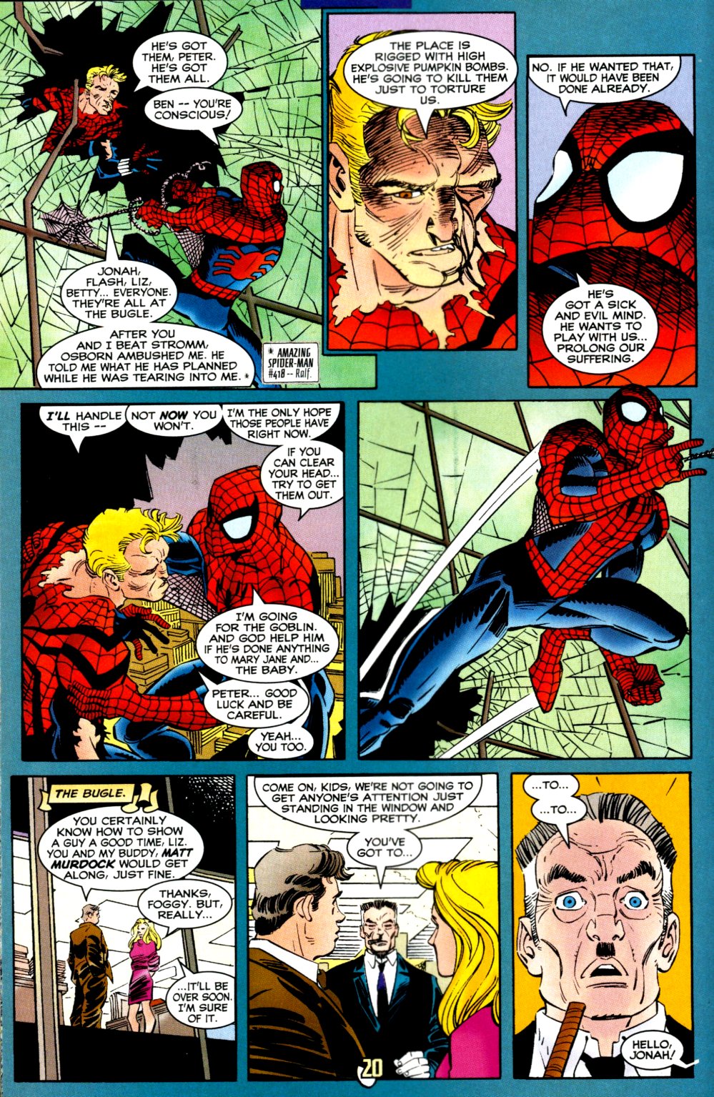 Read online Spider-Man (1990) comic -  Issue #75 - The Night Of The Goblin - 17