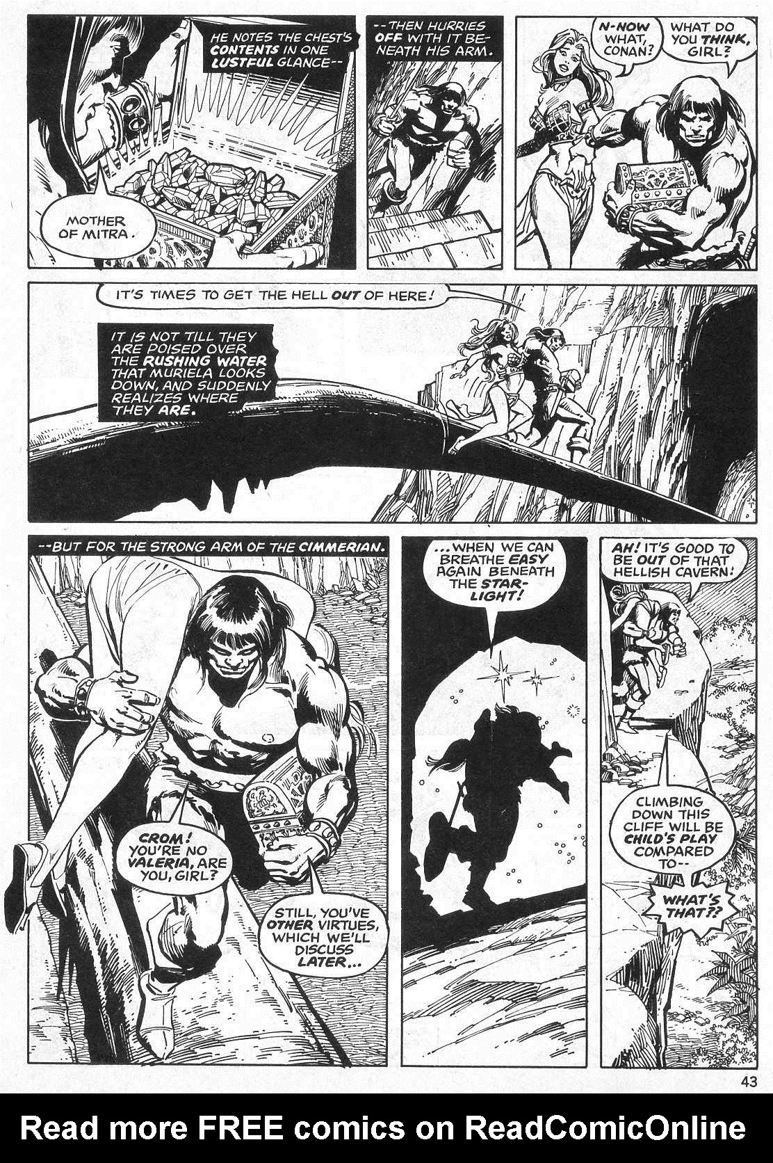Read online The Savage Sword Of Conan comic -  Issue #25 - 43