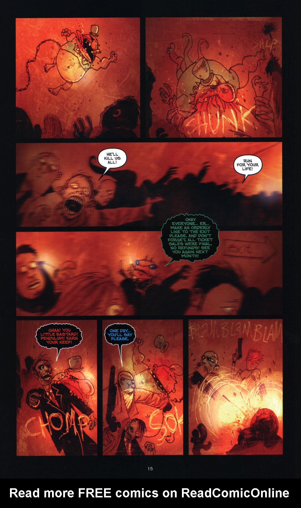 Read online Wormwood: Gentleman Corpse comic -  Issue #5 - 16