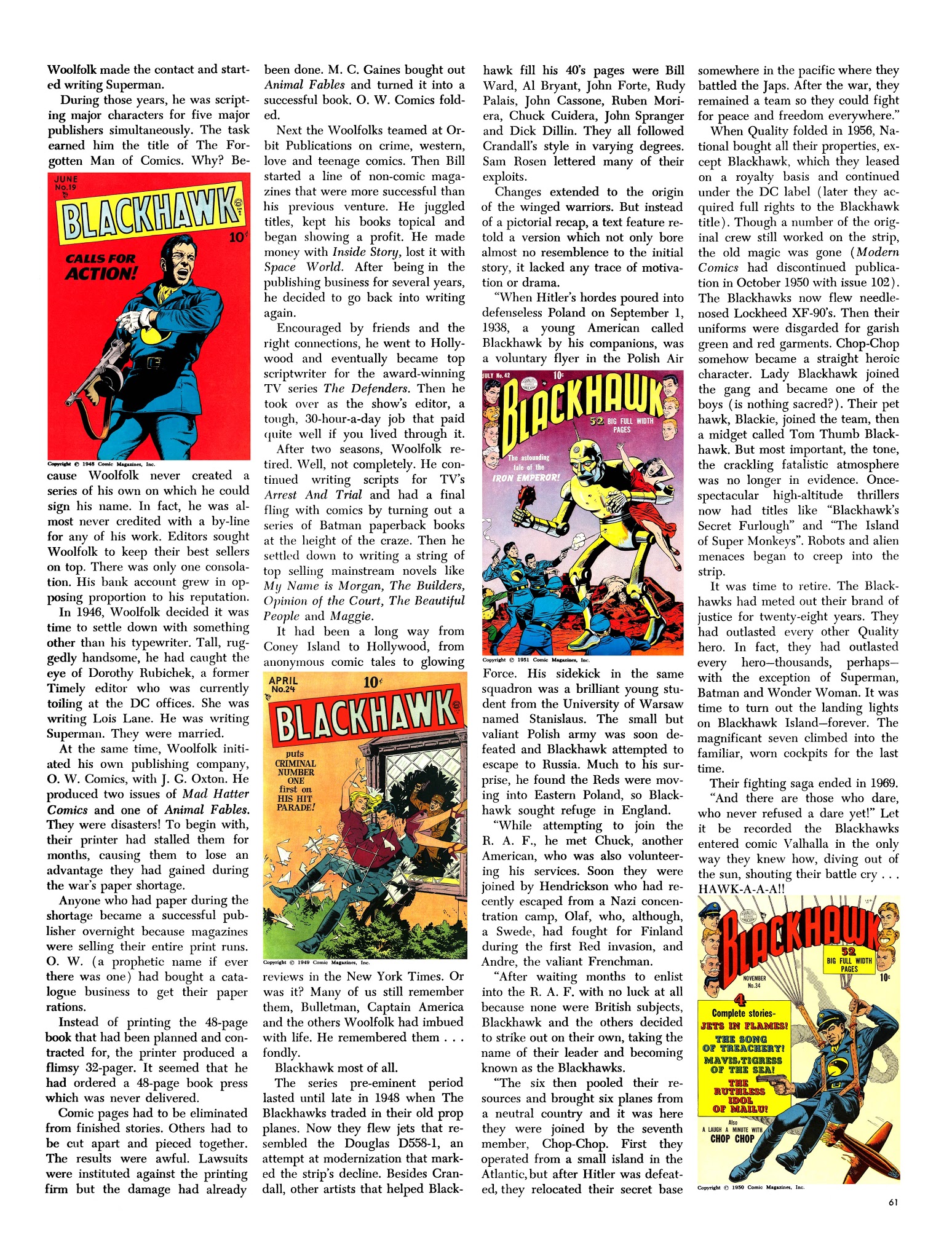 Read online The Steranko History of Comics comic -  Issue # TPB 2 - 60