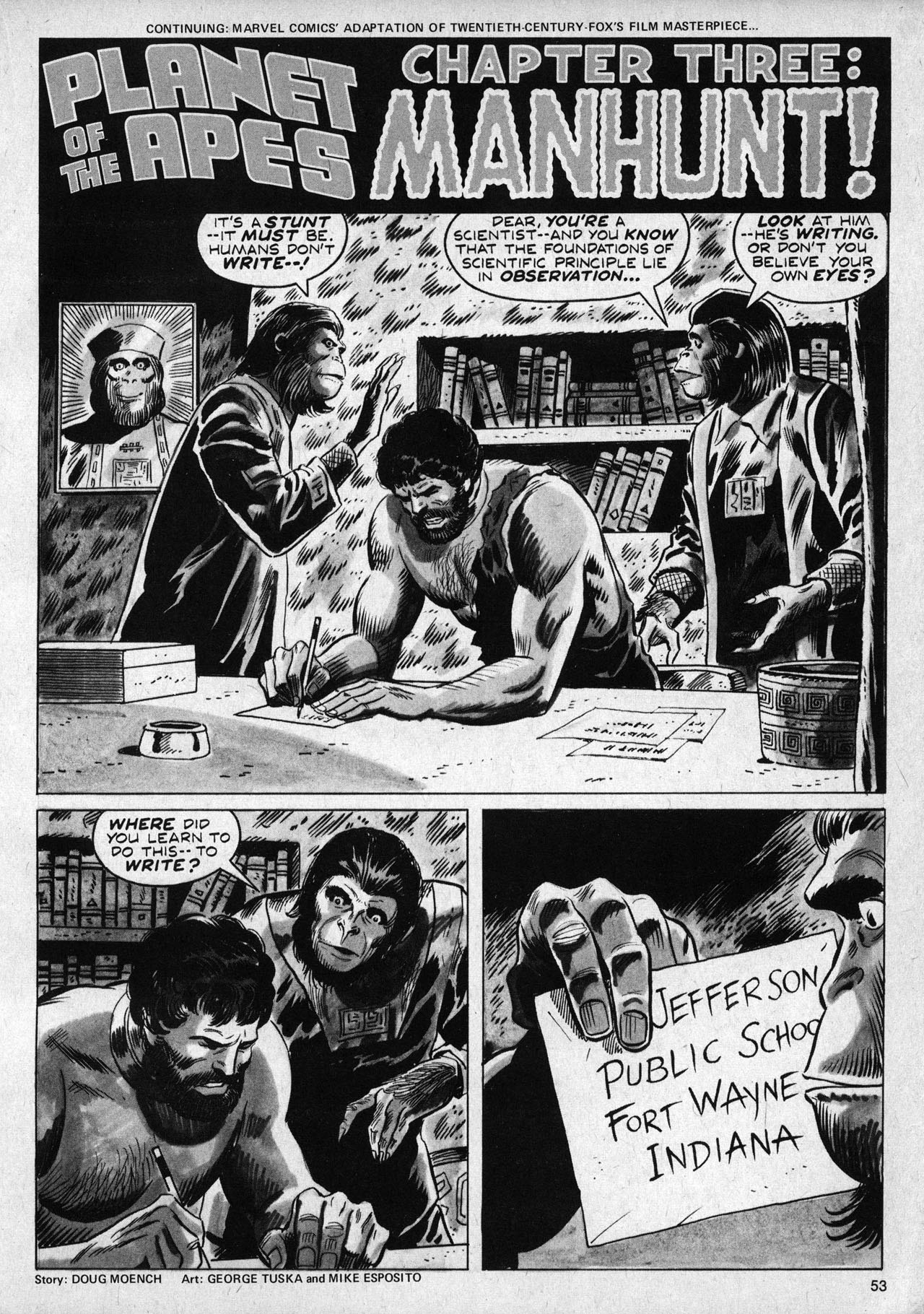 Read online Planet of the Apes comic -  Issue #3 - 51