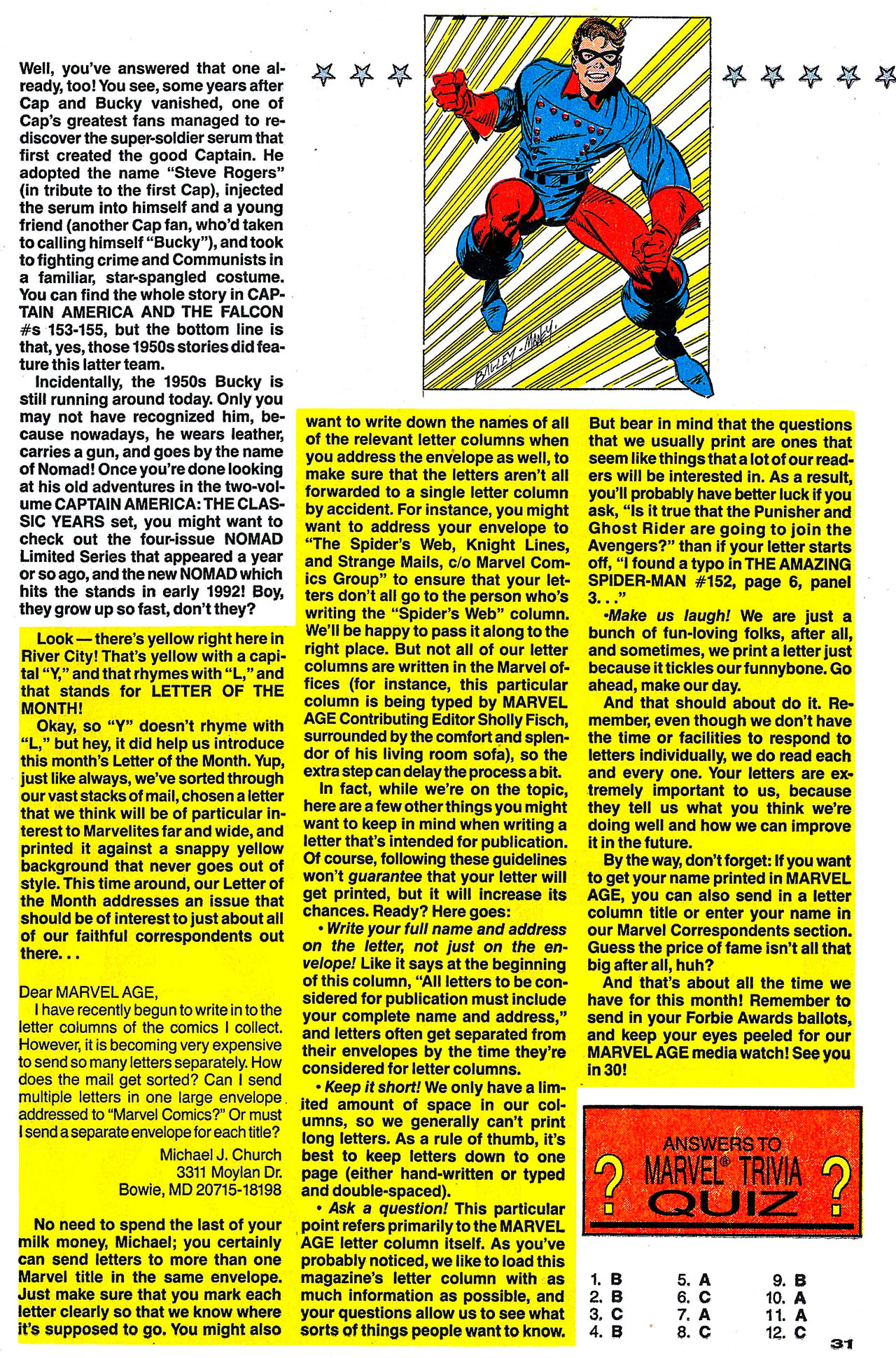 Read online Marvel Age comic -  Issue #108 - 31