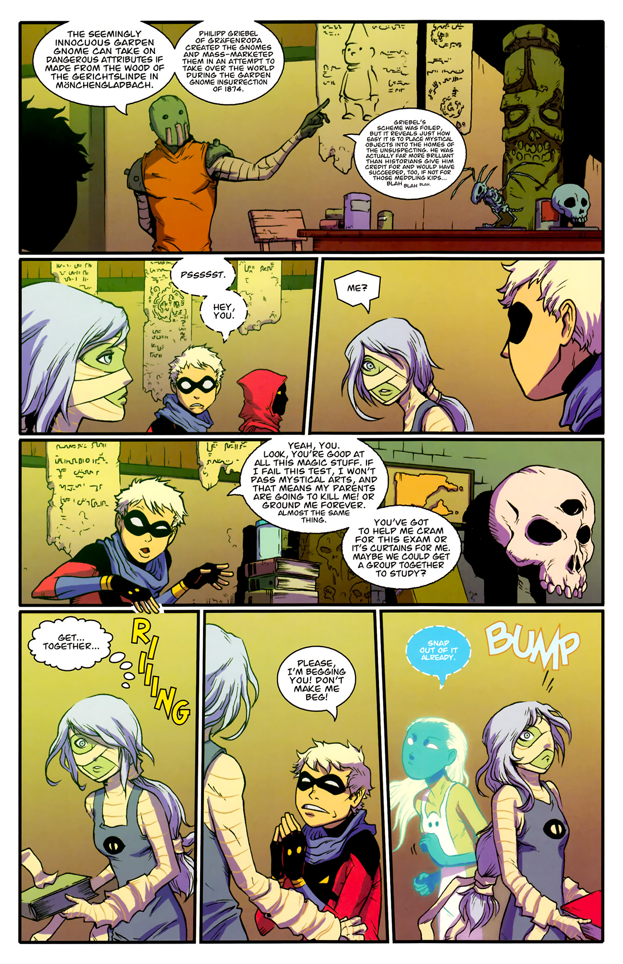 Read online Gladstone's School for World Conquerors (2011) comic -  Issue #3 - 4