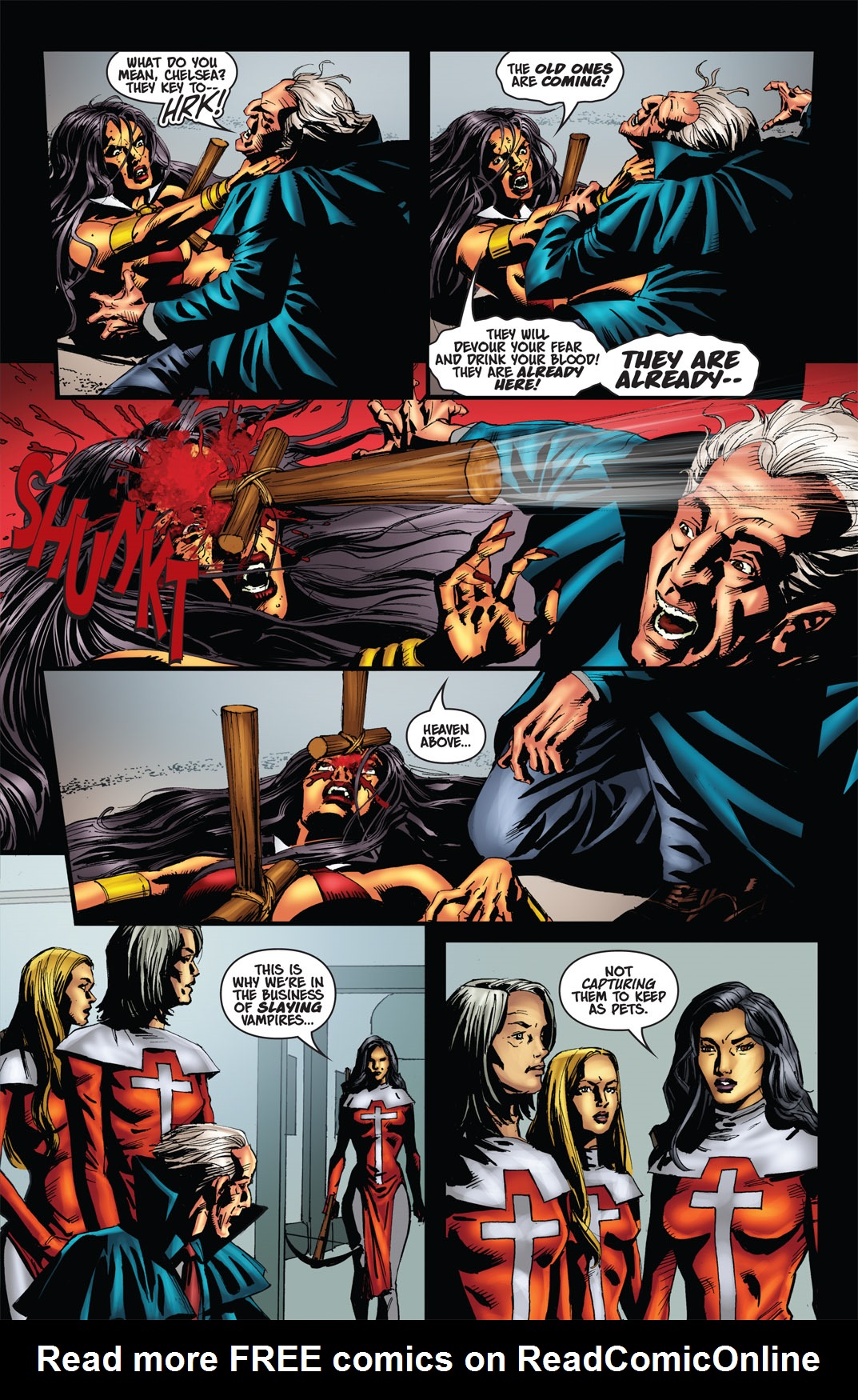 Read online Vampirella and the Scarlet Legion comic -  Issue # TPB - 17