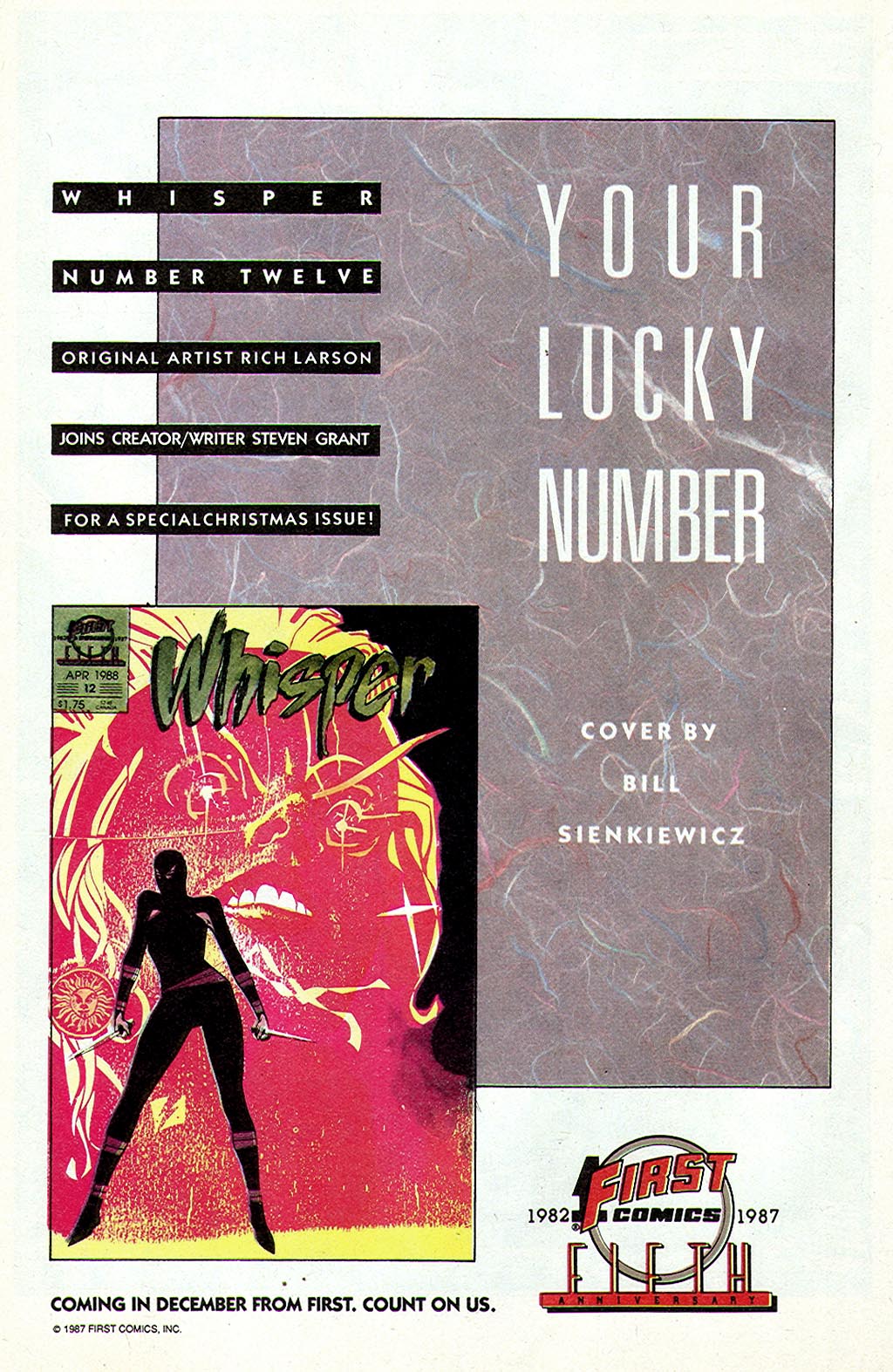 Read online Whisper (1986) comic -  Issue #11 - 22