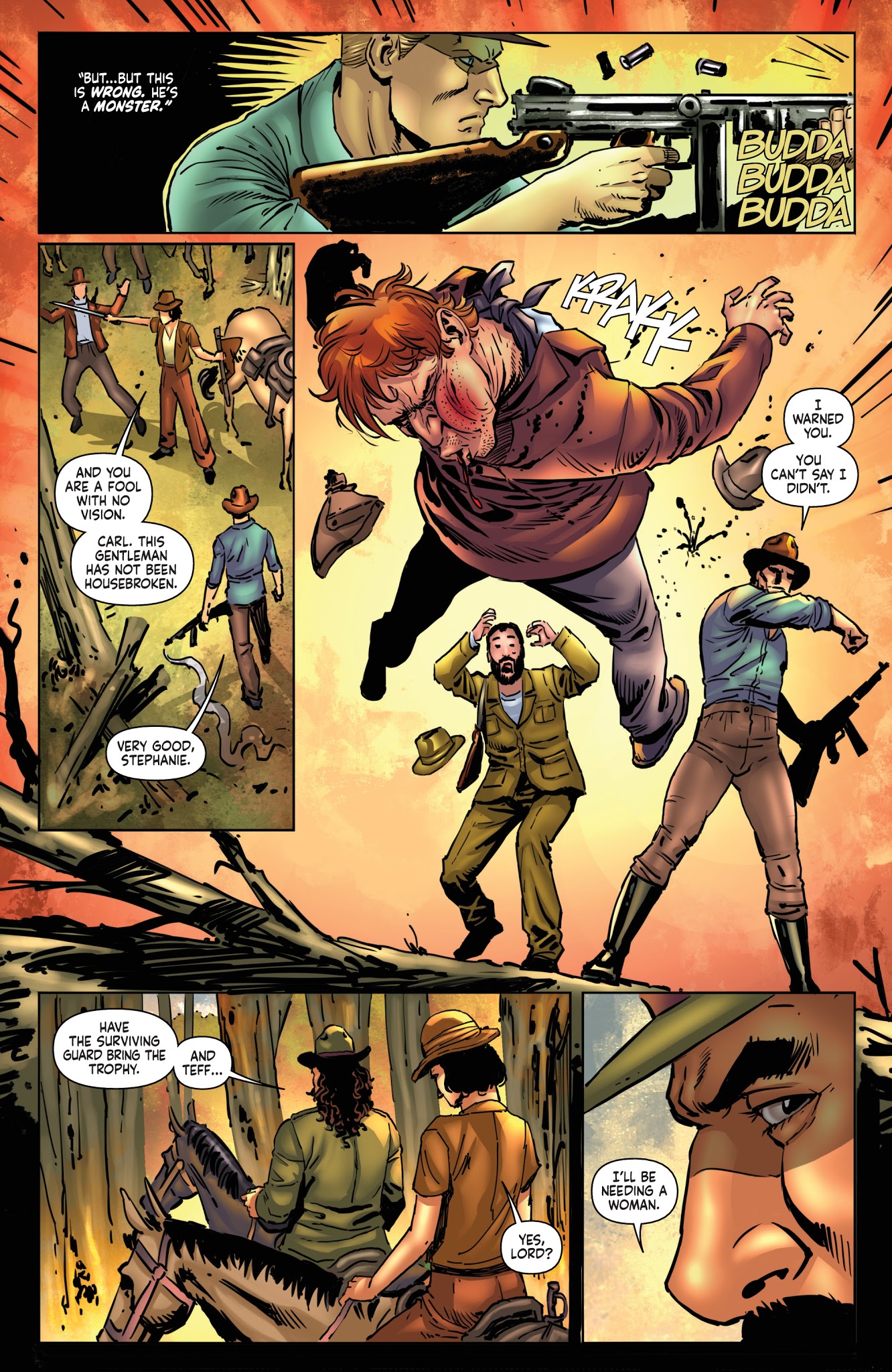 Read online Red Sonja/Tarzan comic -  Issue #1 - 9