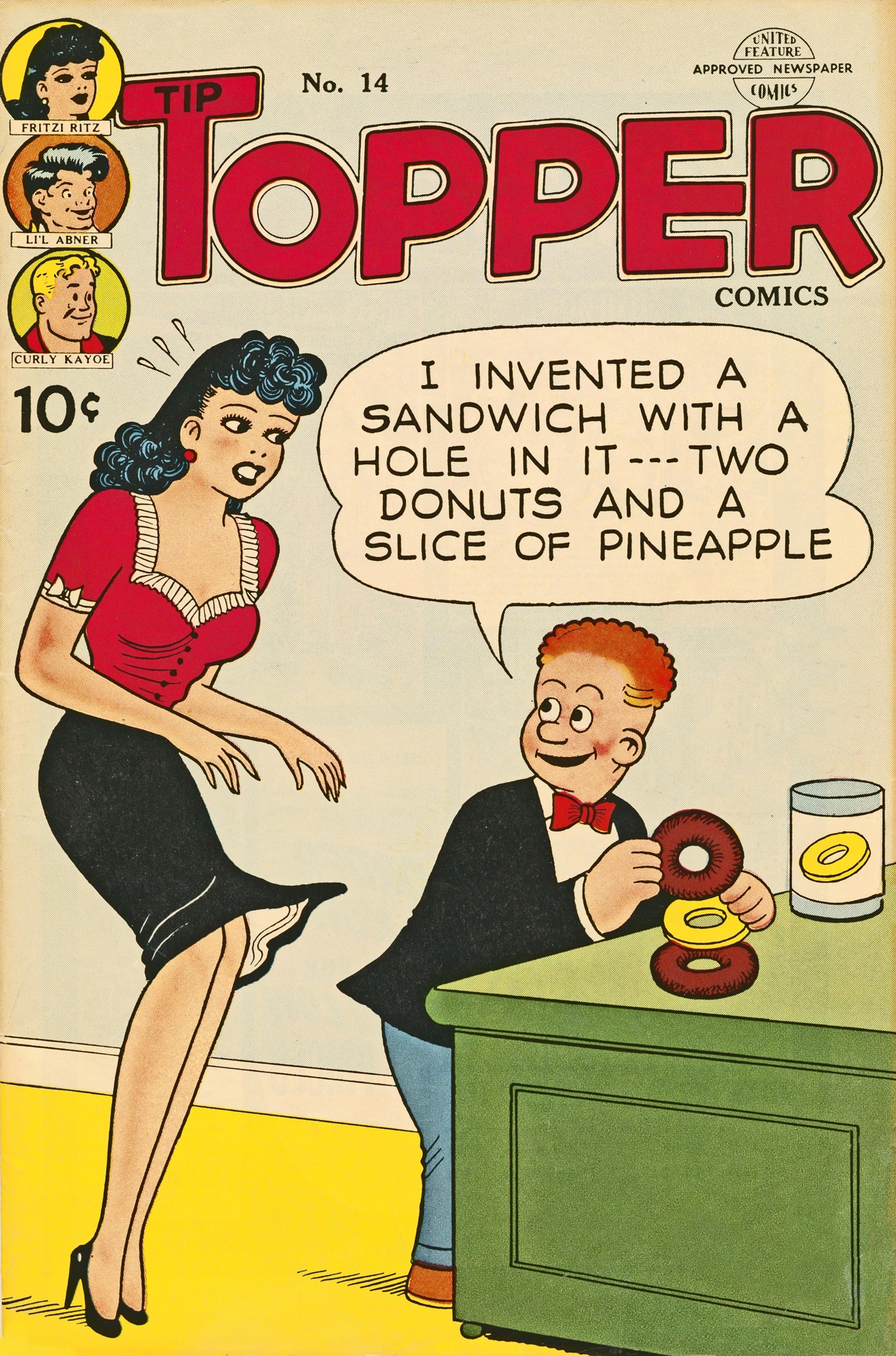 Read online Tip Topper Comics comic -  Issue #14 - 1