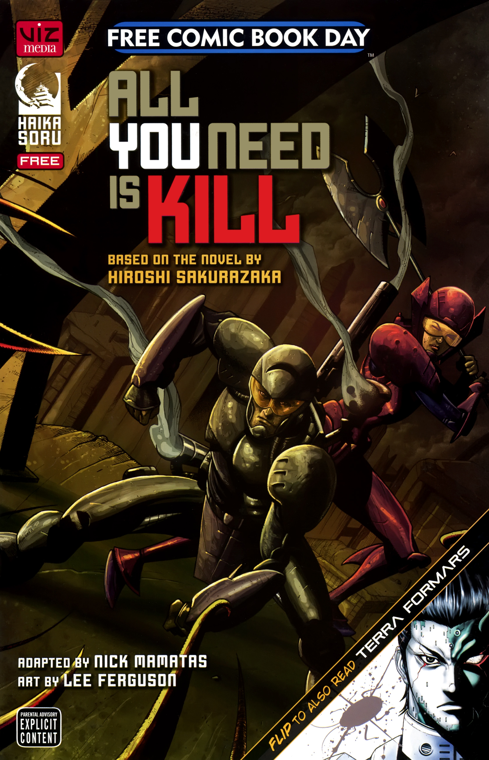 Read online Free Comic Book Day 2014 comic -  Issue # All You Need is Kill-Terra Formars - Free Comic Book Day Edition - 1