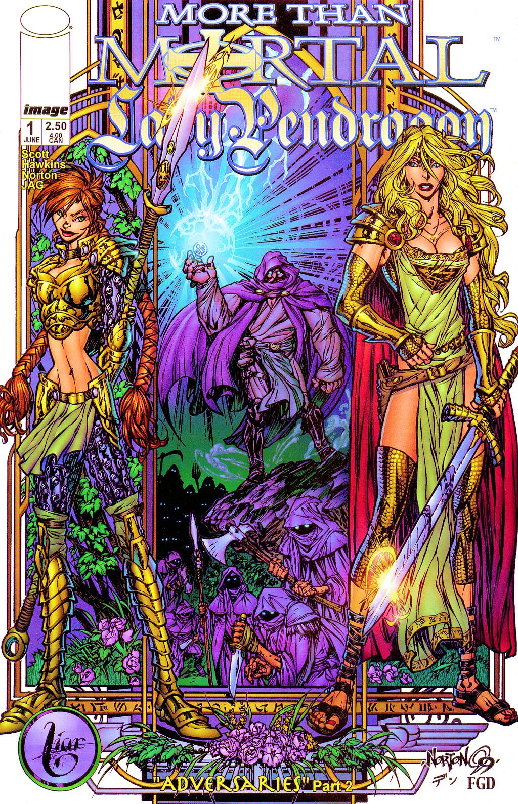 Read online Lady Pendragon / More Than Mortal comic -  Issue #1 - 1