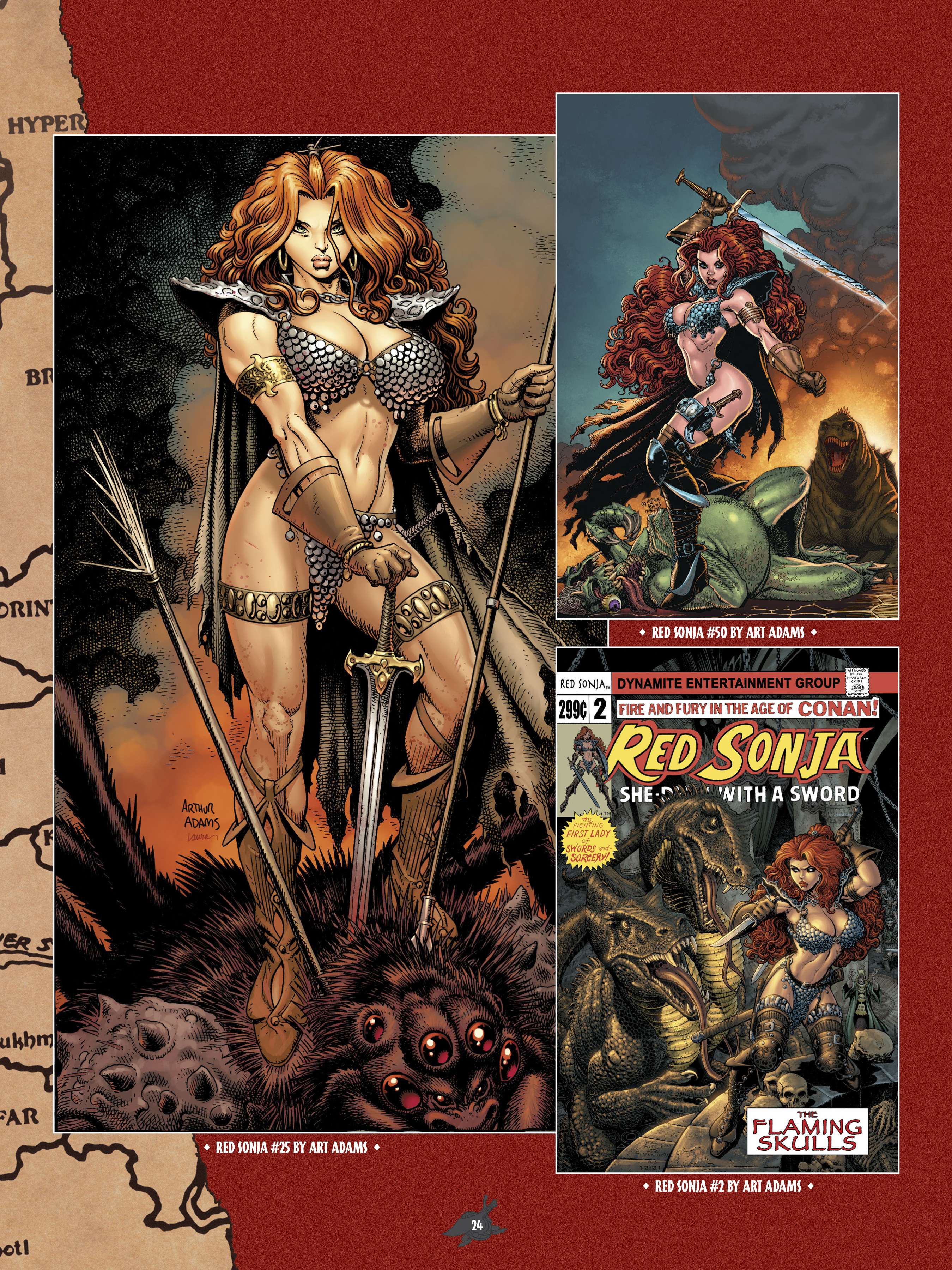 Read online The Art of Red Sonja comic -  Issue # TPB 1 (Part 1) - 25