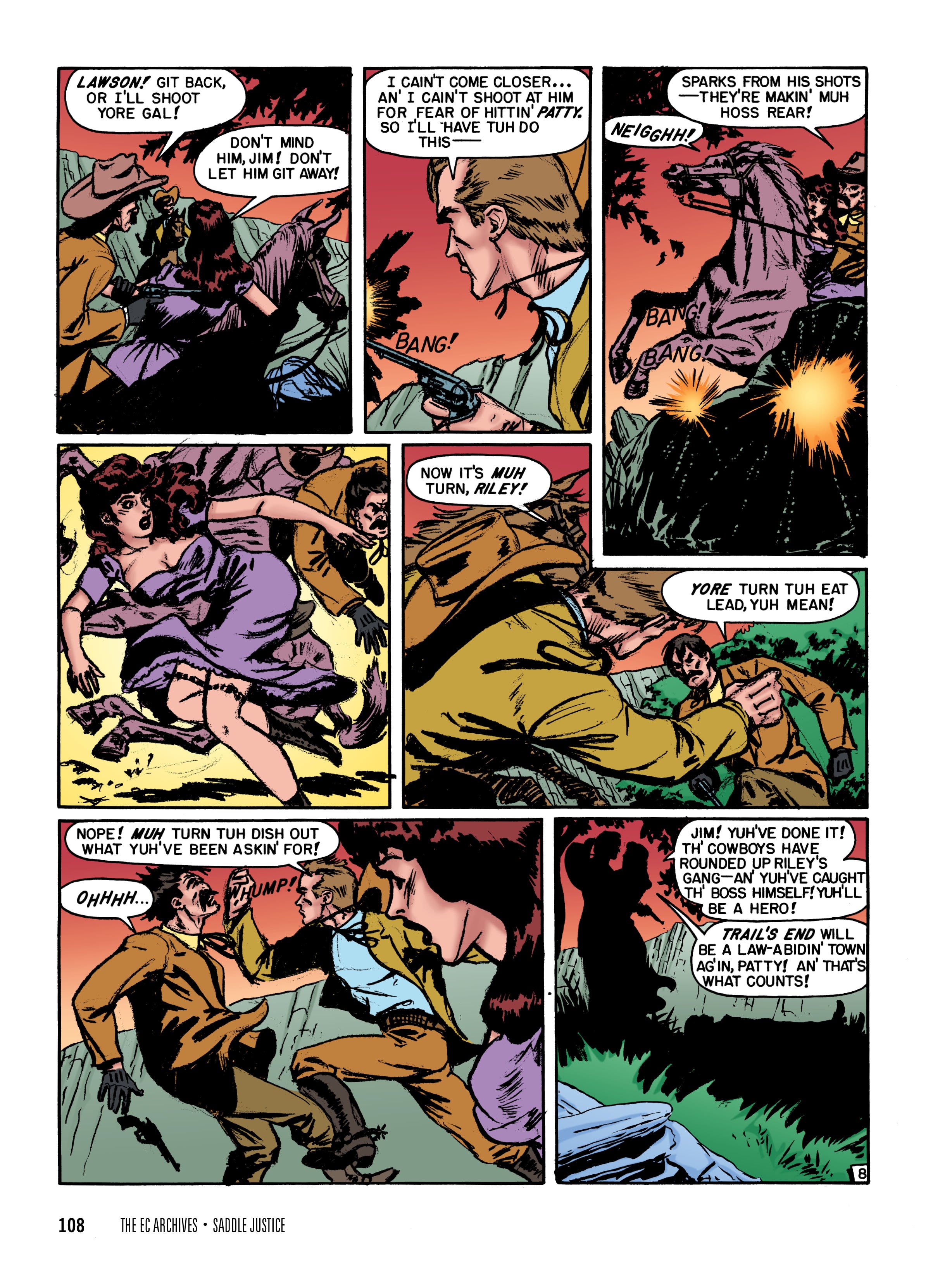 Read online The EC Archives: Saddle Justice comic -  Issue # TPB (Part 2) - 10