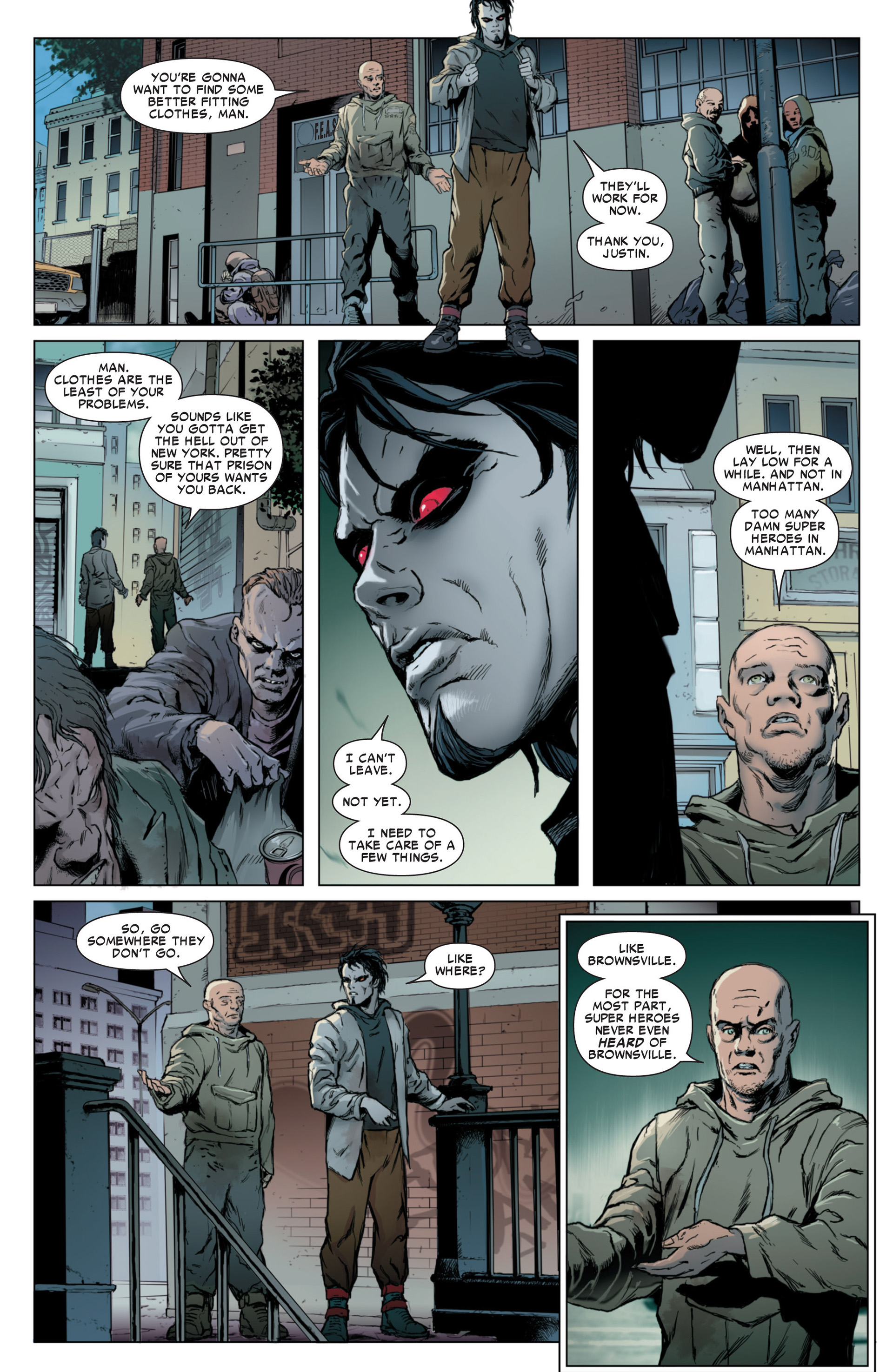 Read online Morbius: The Living Vampire comic -  Issue #1 - 11