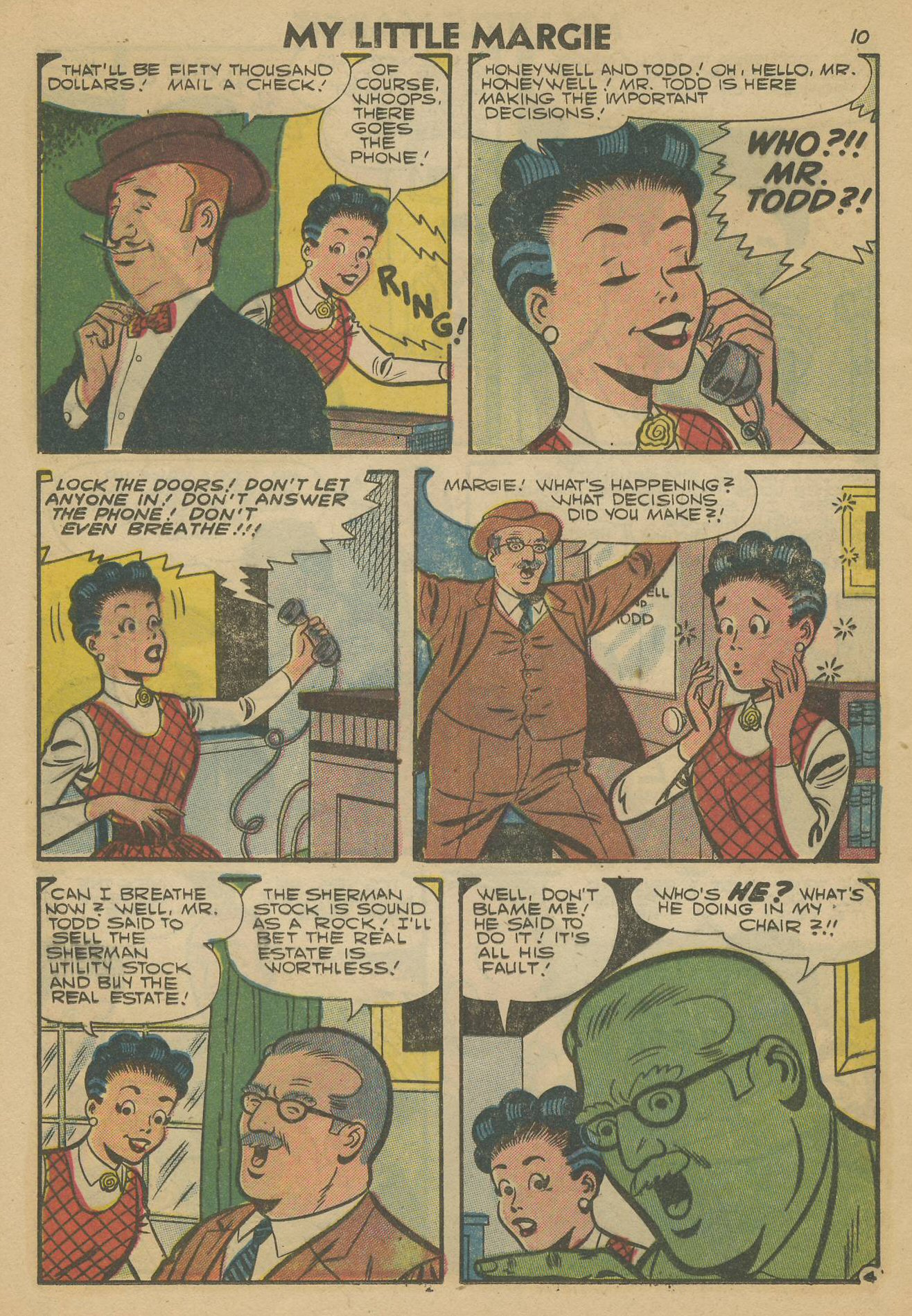 Read online My Little Margie (1954) comic -  Issue #16 - 12