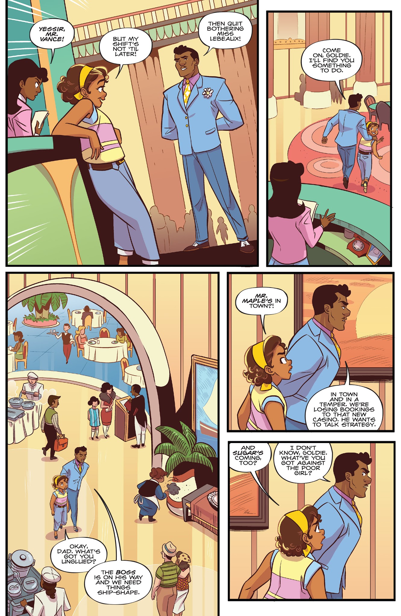 Read online Goldie Vance comic -  Issue # _TPB 1 - 9