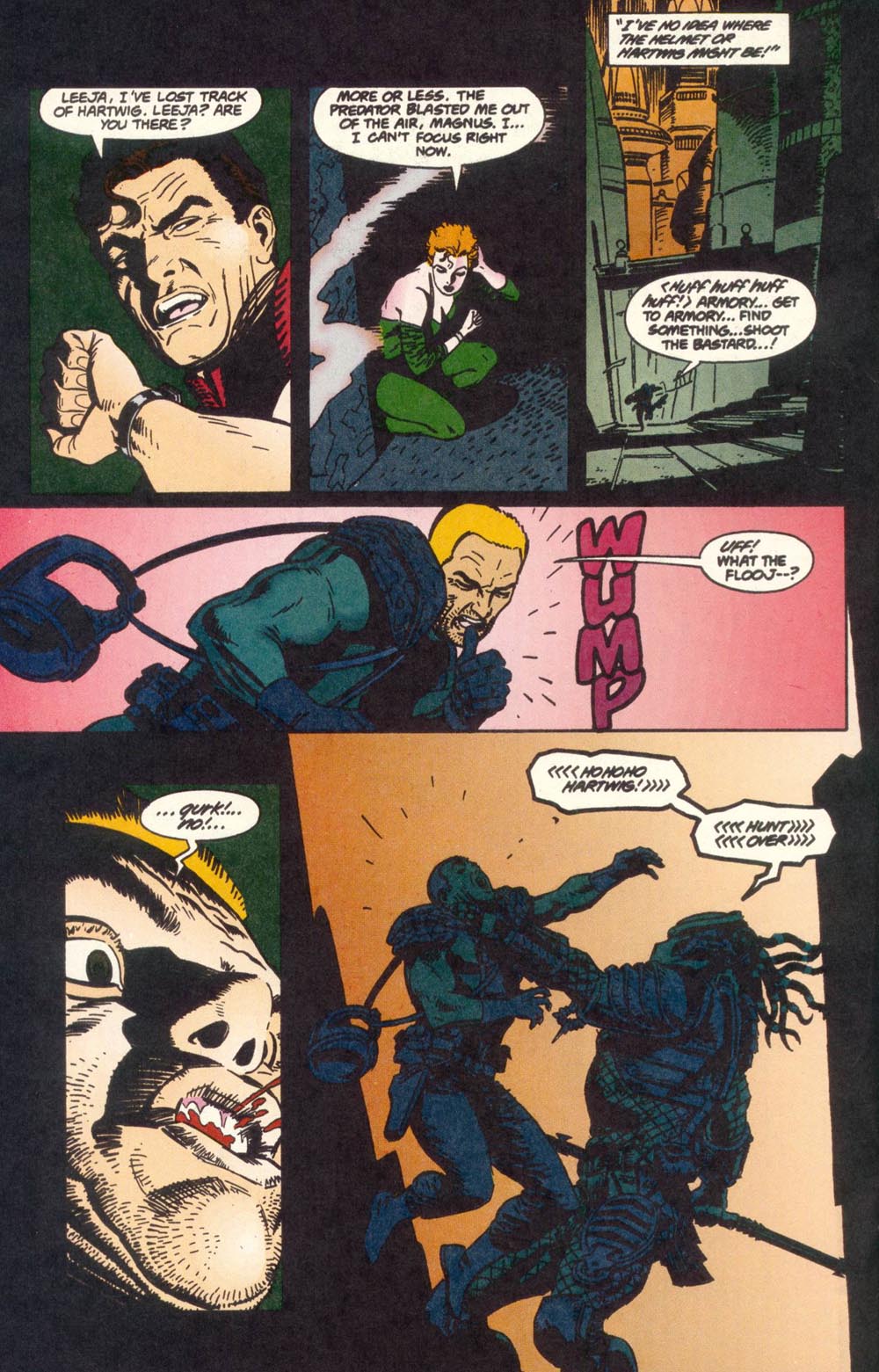 Read online Predator vs. Magnus Robot Fighter comic -  Issue #2 - 18