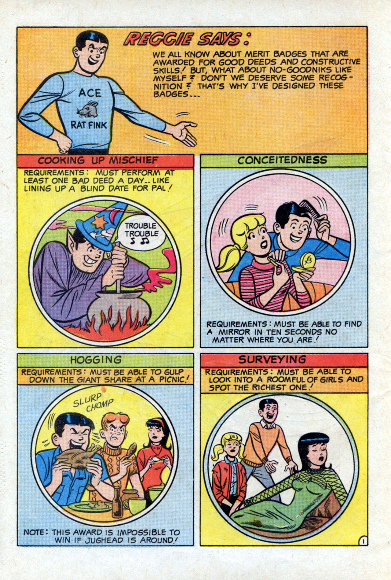 Read online Reggie's Wise Guy Jokes comic -  Issue #2 - 10
