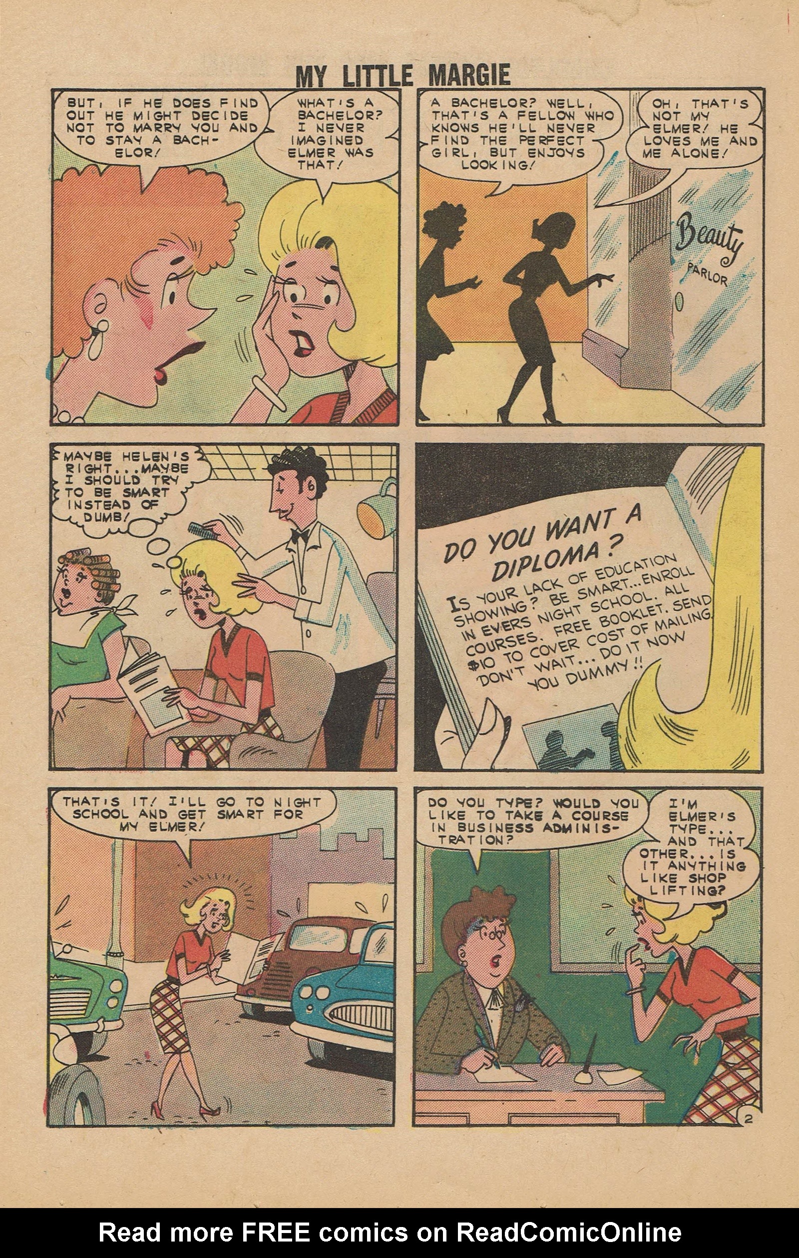 Read online My Little Margie (1954) comic -  Issue #48 - 20