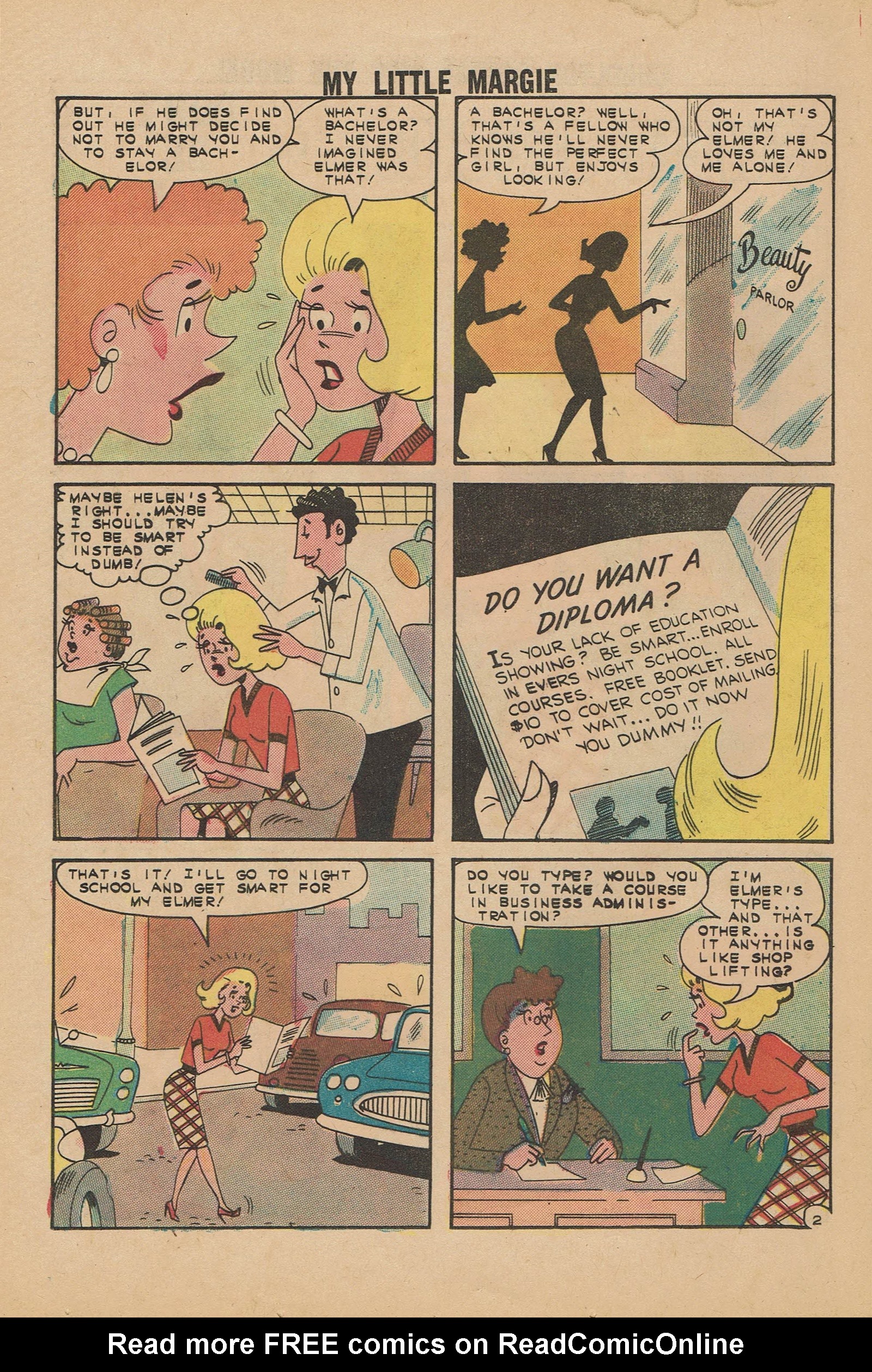 Read online My Little Margie (1954) comic -  Issue #48 - 20