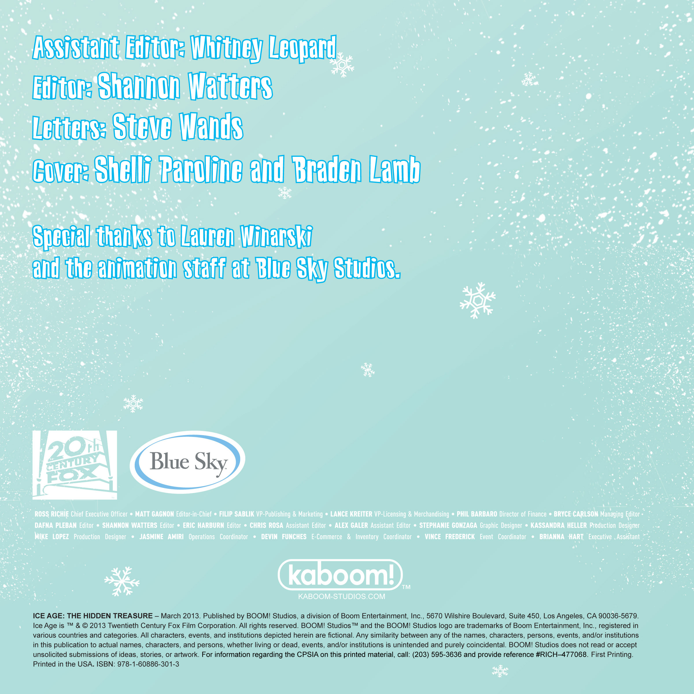 Read online Ice Age: The Hidden Treasure comic -  Issue # Full - 2