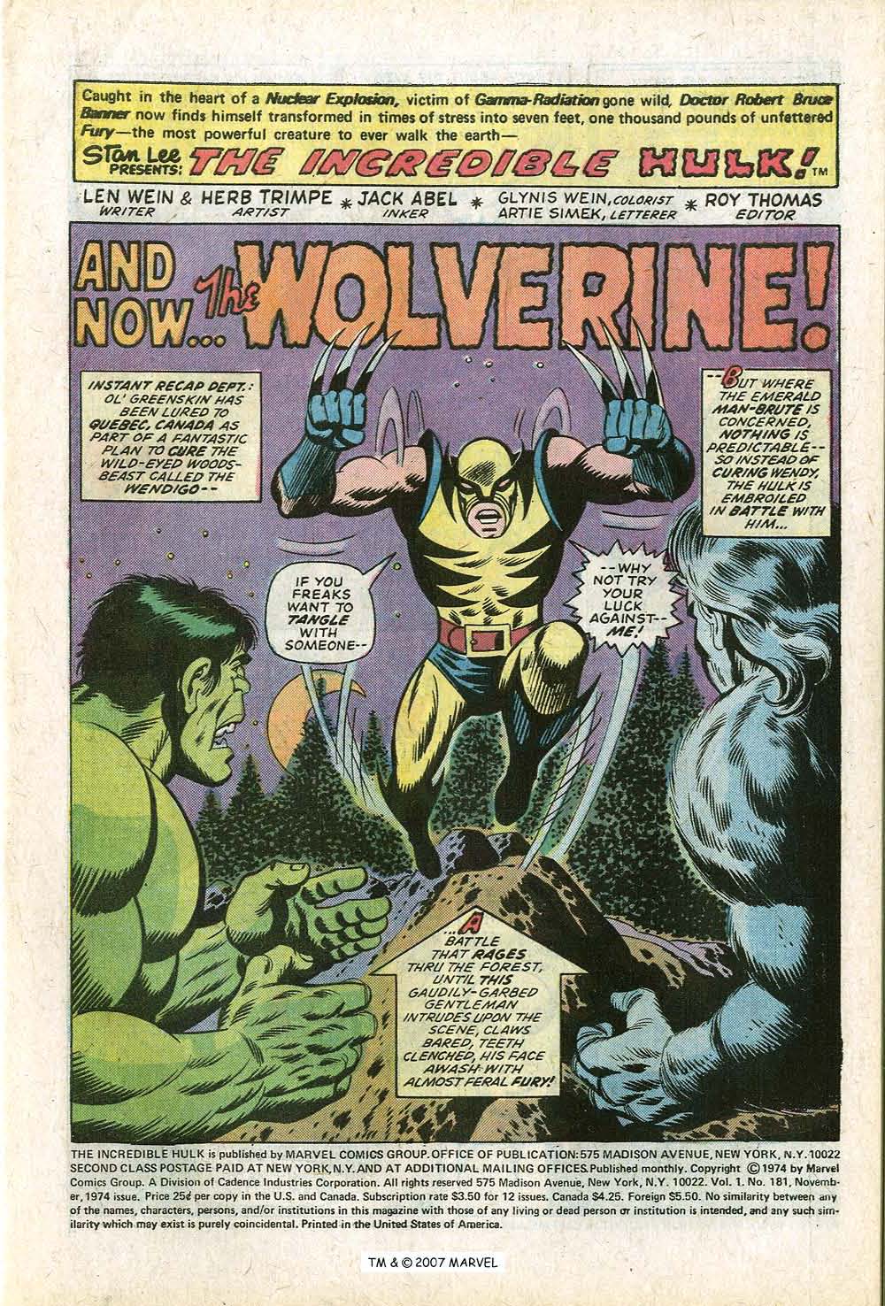 Read online The Incredible Hulk (1968) comic -  Issue #181 - 3