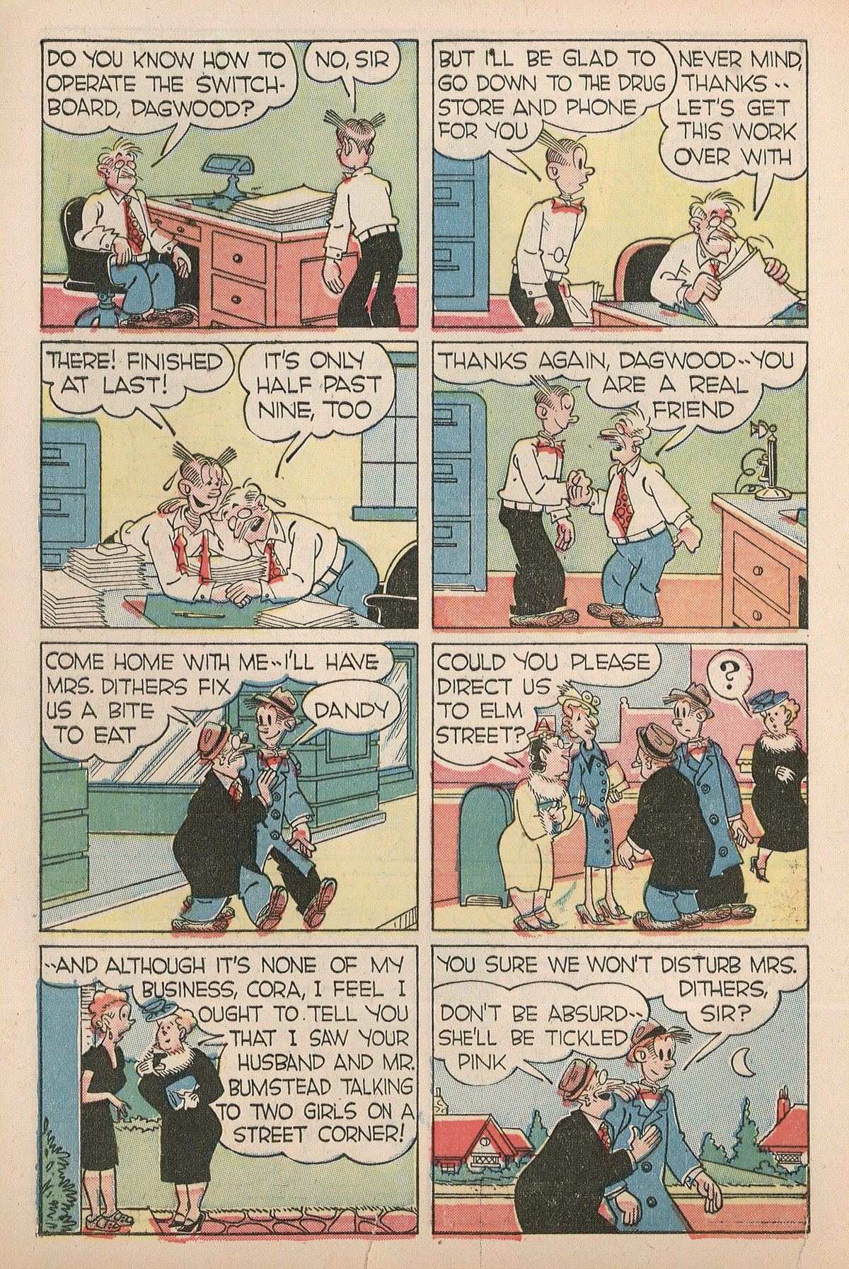 Read online Blondie Comics (1947) comic -  Issue #7 - 4