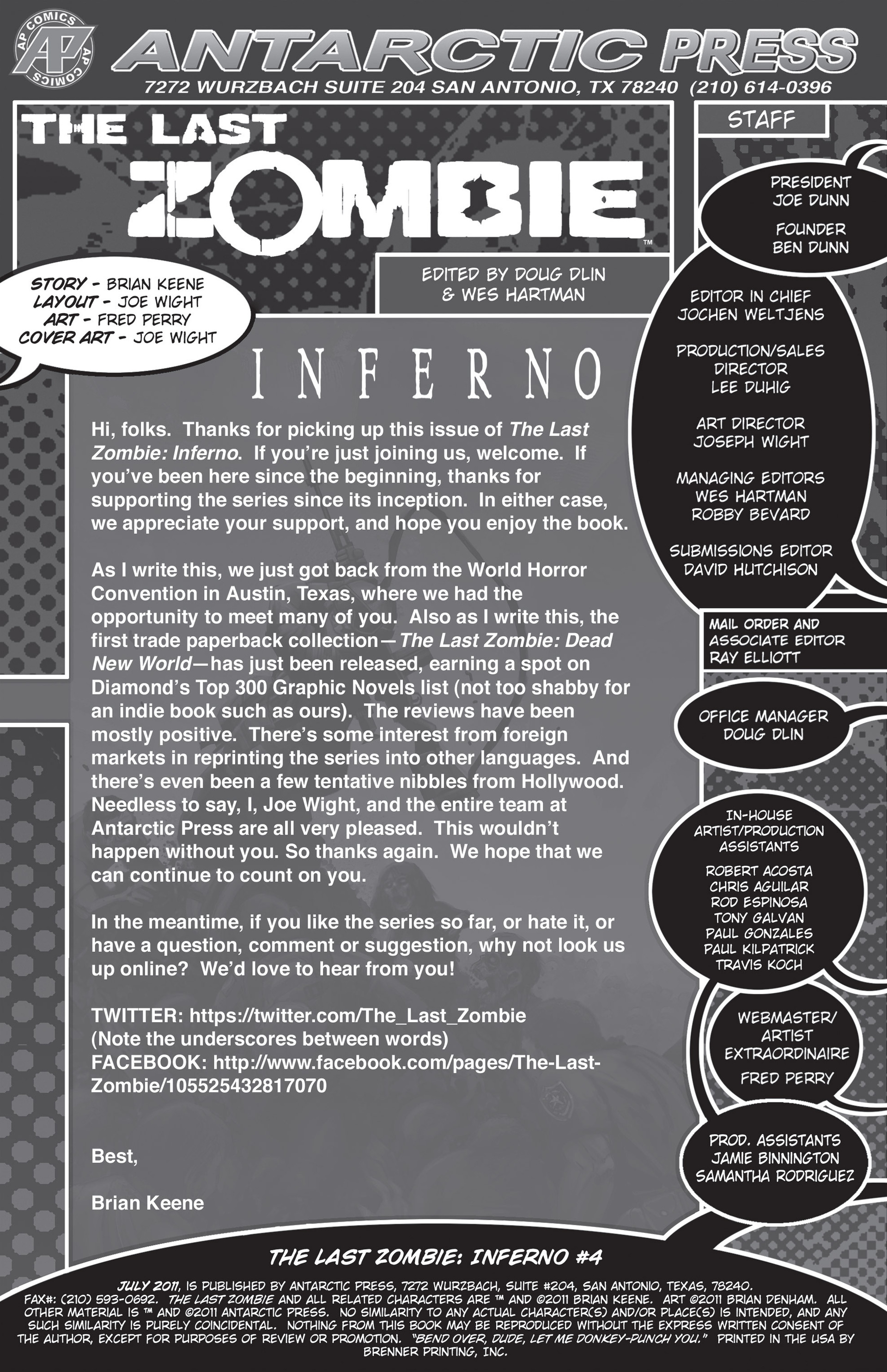 The Last Zombie: Inferno Issue #4 #4 - English 2