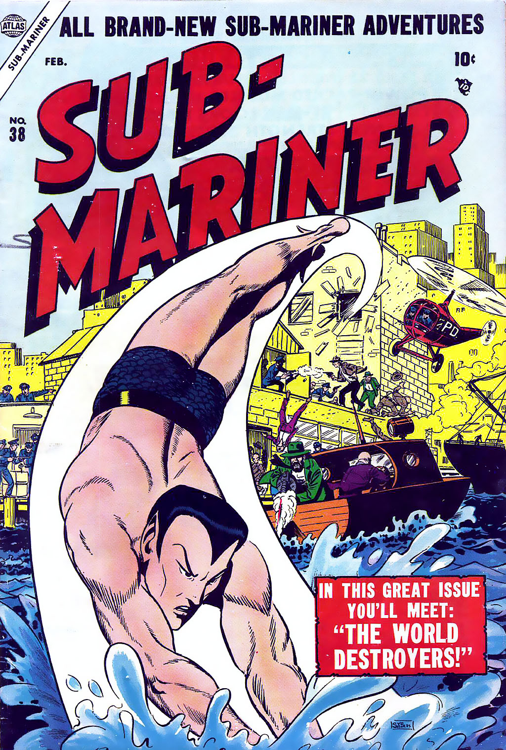 Read online Sub-Mariner Comics comic -  Issue #38 - 1