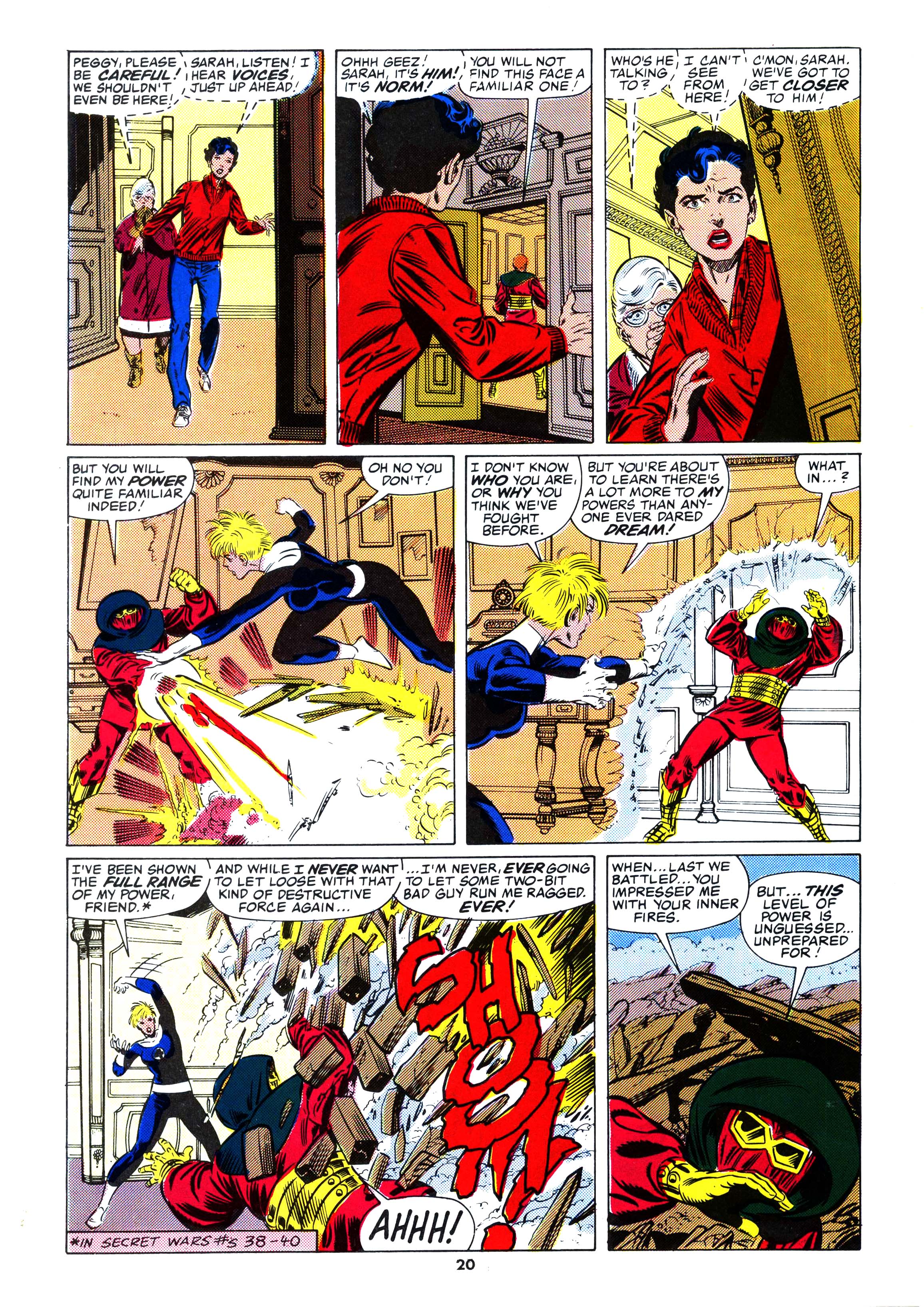 Read online Secret Wars (1985) comic -  Issue #68 - 20