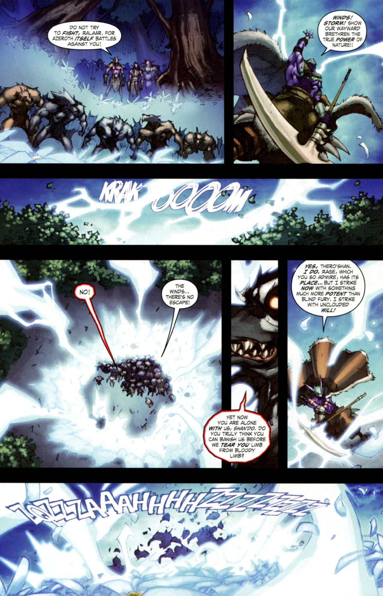 Read online World of Warcraft: Curse of the Worgen comic -  Issue #5 - 19