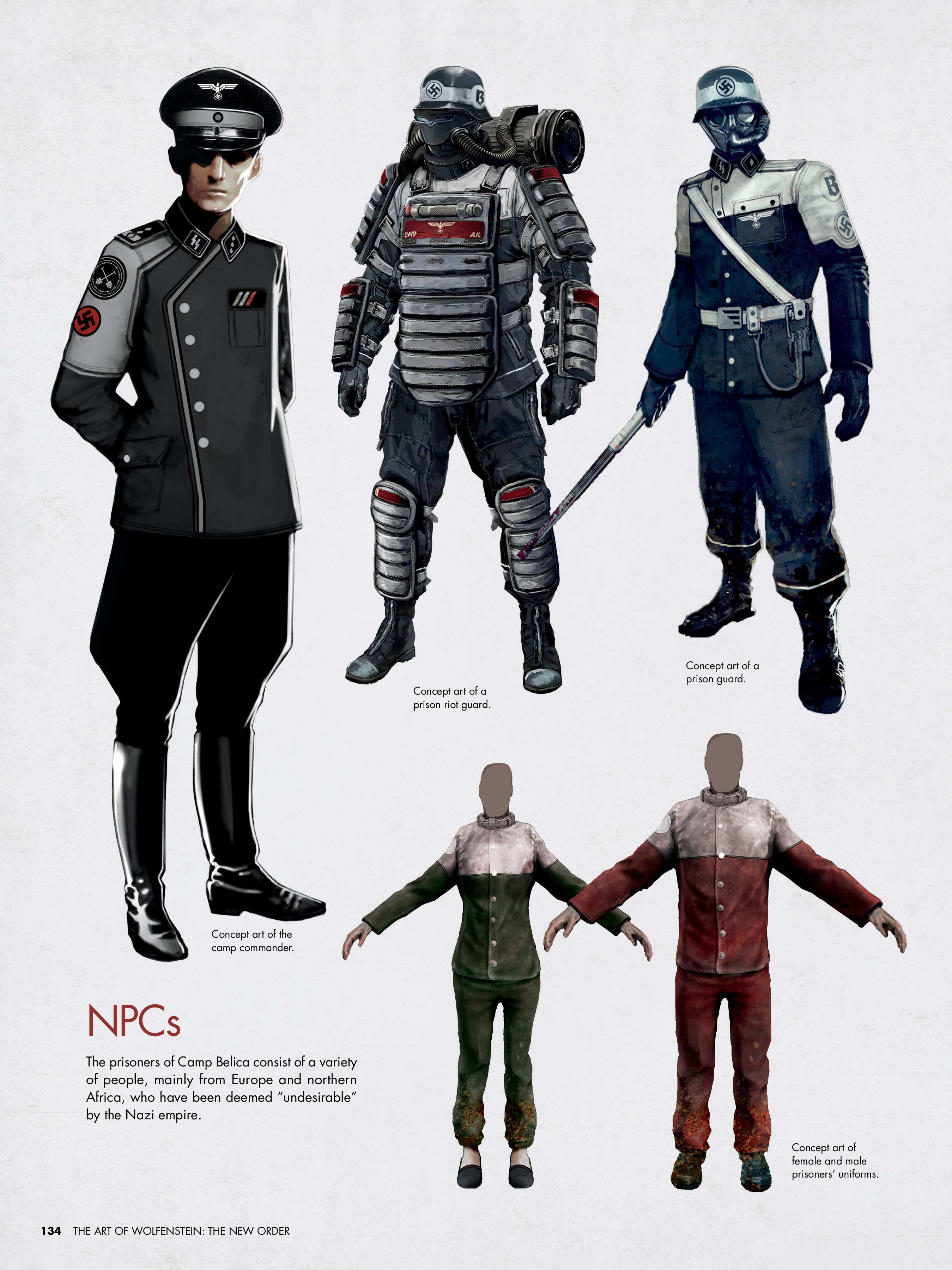 Read online The Art of Wolfenstein: The New Order comic - Issue # TPB (Part  2) in 2023