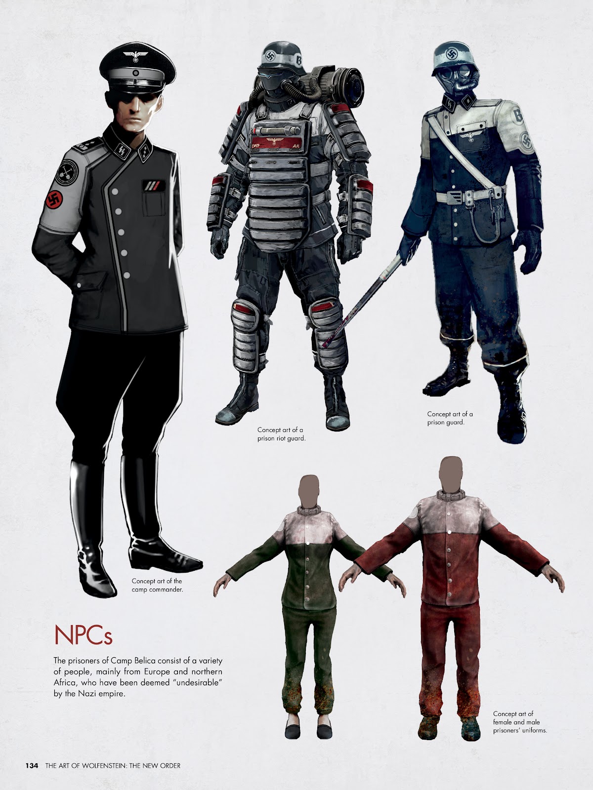 Read online The Art of Wolfenstein: The New Order comic - Issue TPB (Part 2...