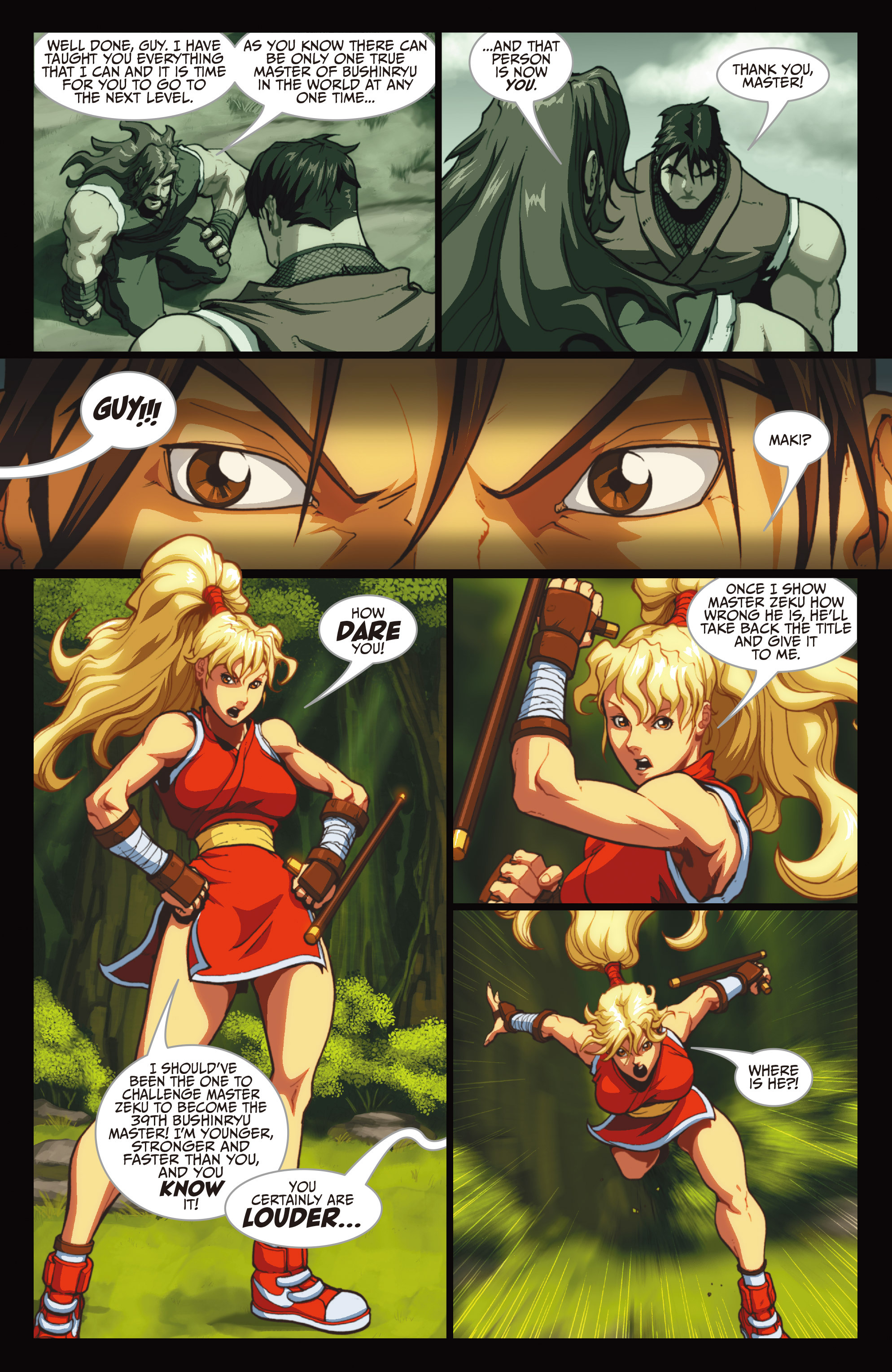 Read online Street Fighter II Turbo comic -  Issue #7 - 22